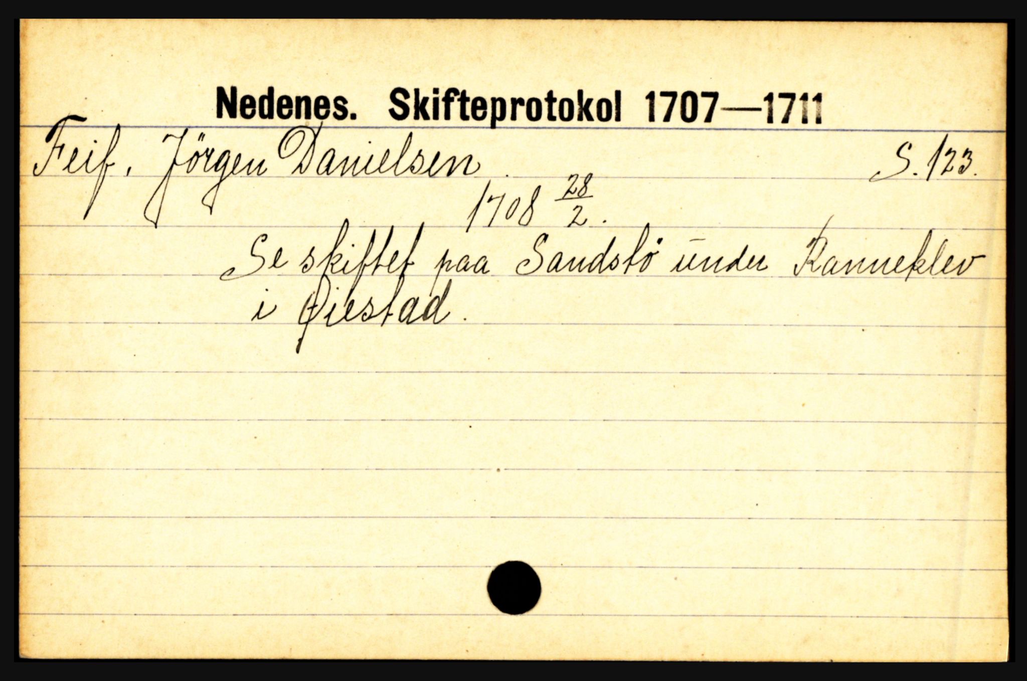 Nedenes sorenskriveri før 1824, AV/SAK-1221-0007/H, p. 6529