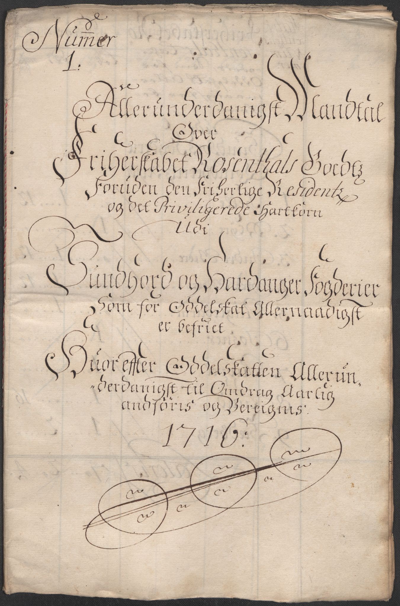 Rentekammeret inntil 1814, Reviderte regnskaper, Fogderegnskap, RA/EA-4092/R49/L3139: Fogderegnskap Rosendal Baroni, 1715-1717, p. 145