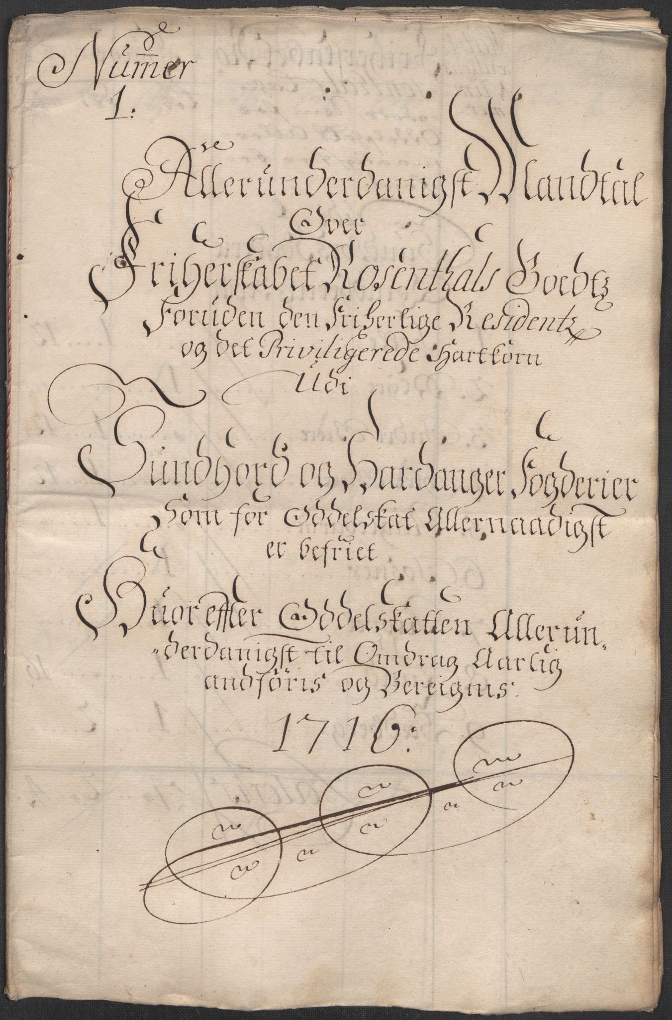 Rentekammeret inntil 1814, Reviderte regnskaper, Fogderegnskap, AV/RA-EA-4092/R49/L3139: Fogderegnskap Rosendal Baroni, 1715-1717, p. 145