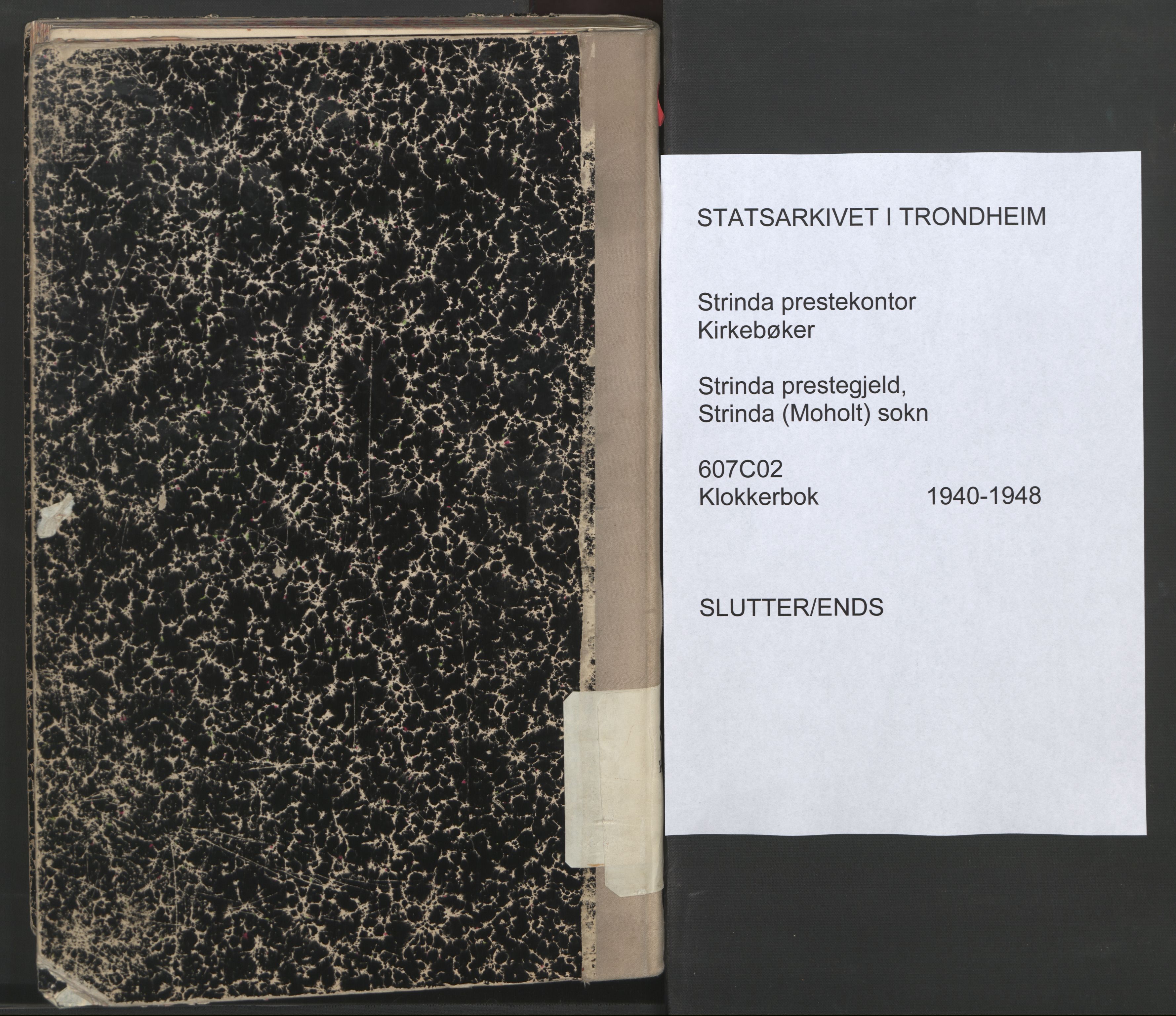 Ministerialprotokoller, klokkerbøker og fødselsregistre - Sør-Trøndelag, SAT/A-1456/607/L0328: Parish register (copy) no. 607C02, 1940-1948, p. 186