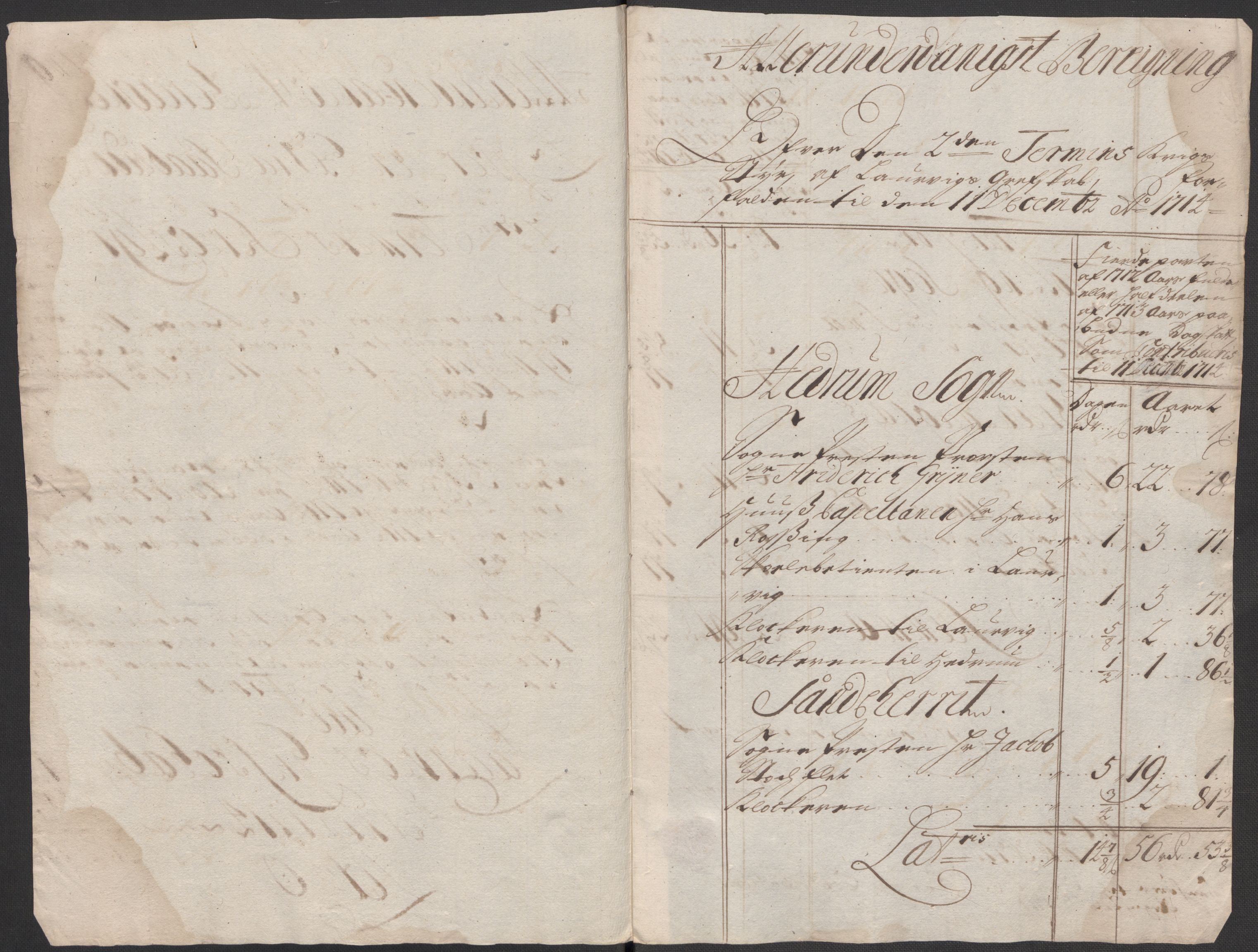 Rentekammeret inntil 1814, Reviderte regnskaper, Fogderegnskap, AV/RA-EA-4092/R33/L1986: Fogderegnskap Larvik grevskap, 1714-1715, p. 190