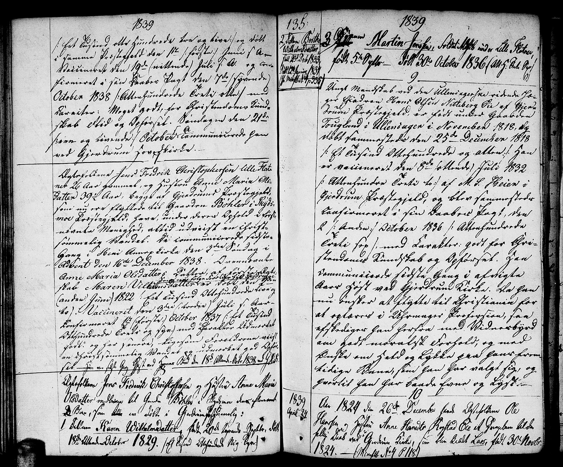 Gjerdrum prestekontor Kirkebøker, SAO/A-10412b/F/Fa/L0003: Parish register (official) no. I 3, 1798-1815, p. 135
