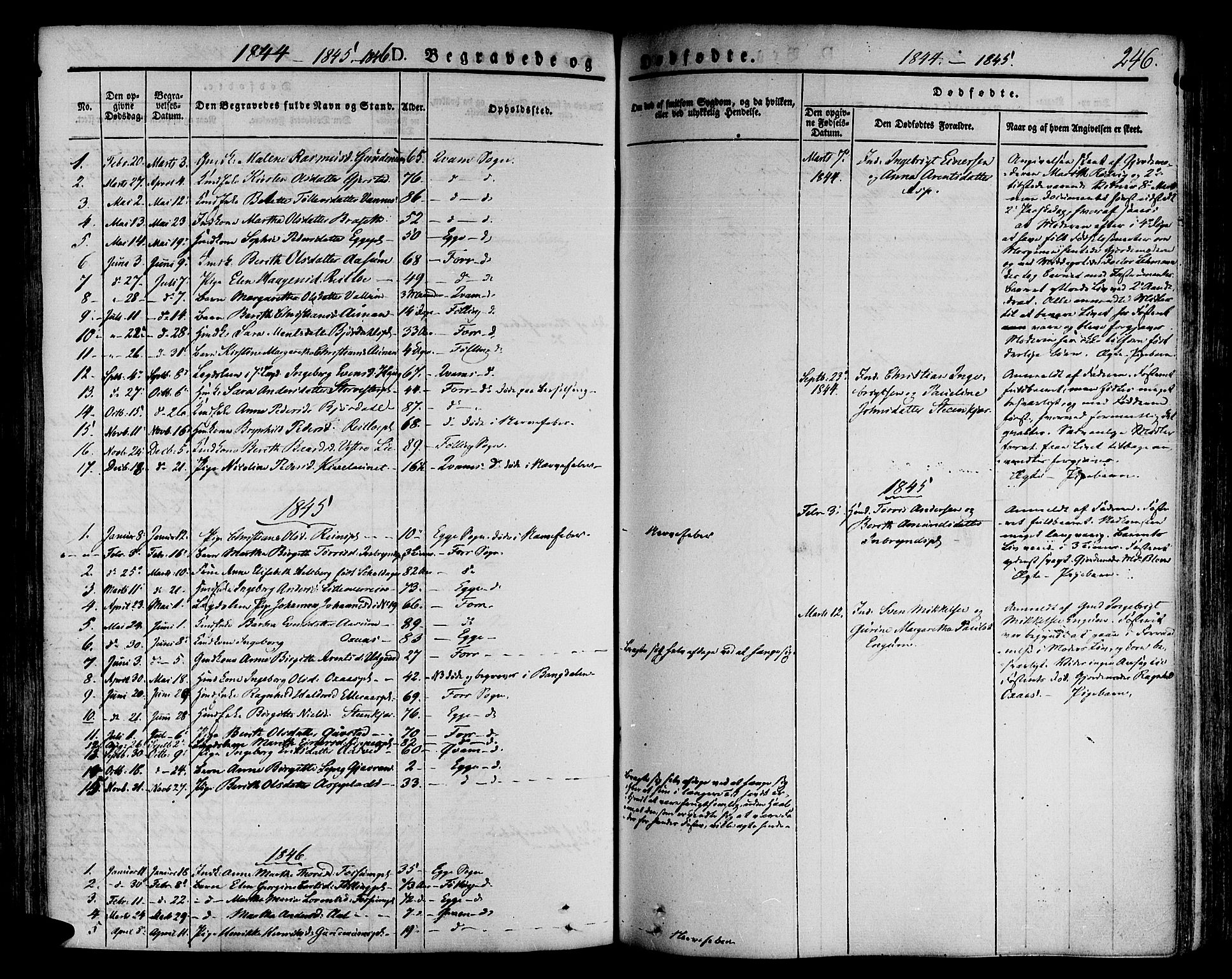 Ministerialprotokoller, klokkerbøker og fødselsregistre - Nord-Trøndelag, AV/SAT-A-1458/746/L0445: Parish register (official) no. 746A04, 1826-1846, p. 246