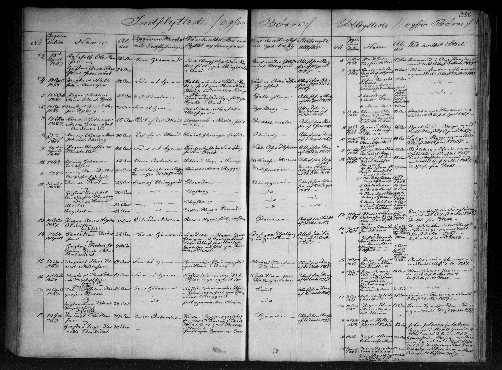 Onsøy prestekontor Kirkebøker, SAO/A-10914/F/Fa/L0003: Parish register (official) no. I 3, 1841-1860, p. 380