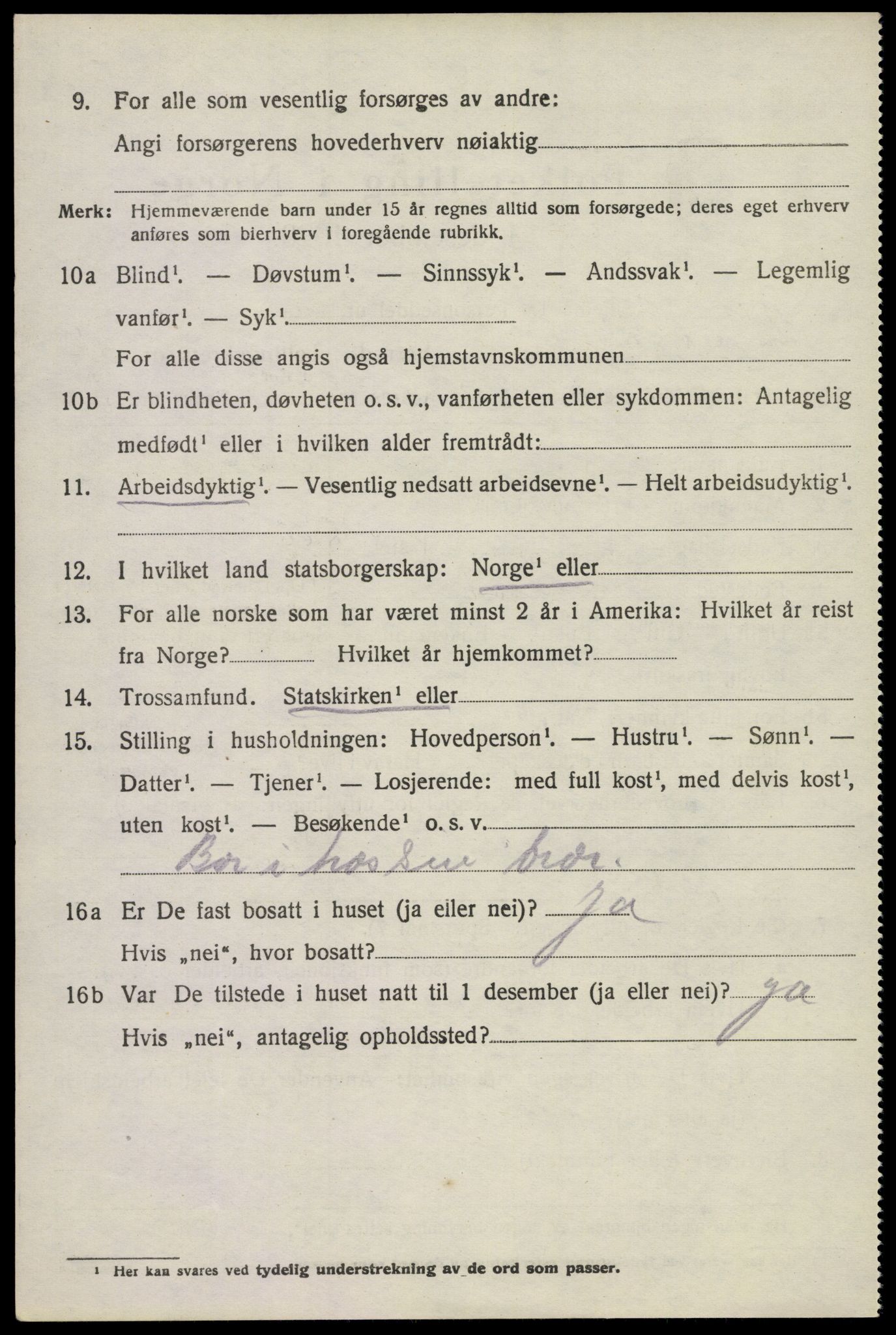 SAKO, 1920 census for Lardal, 1920, p. 5172