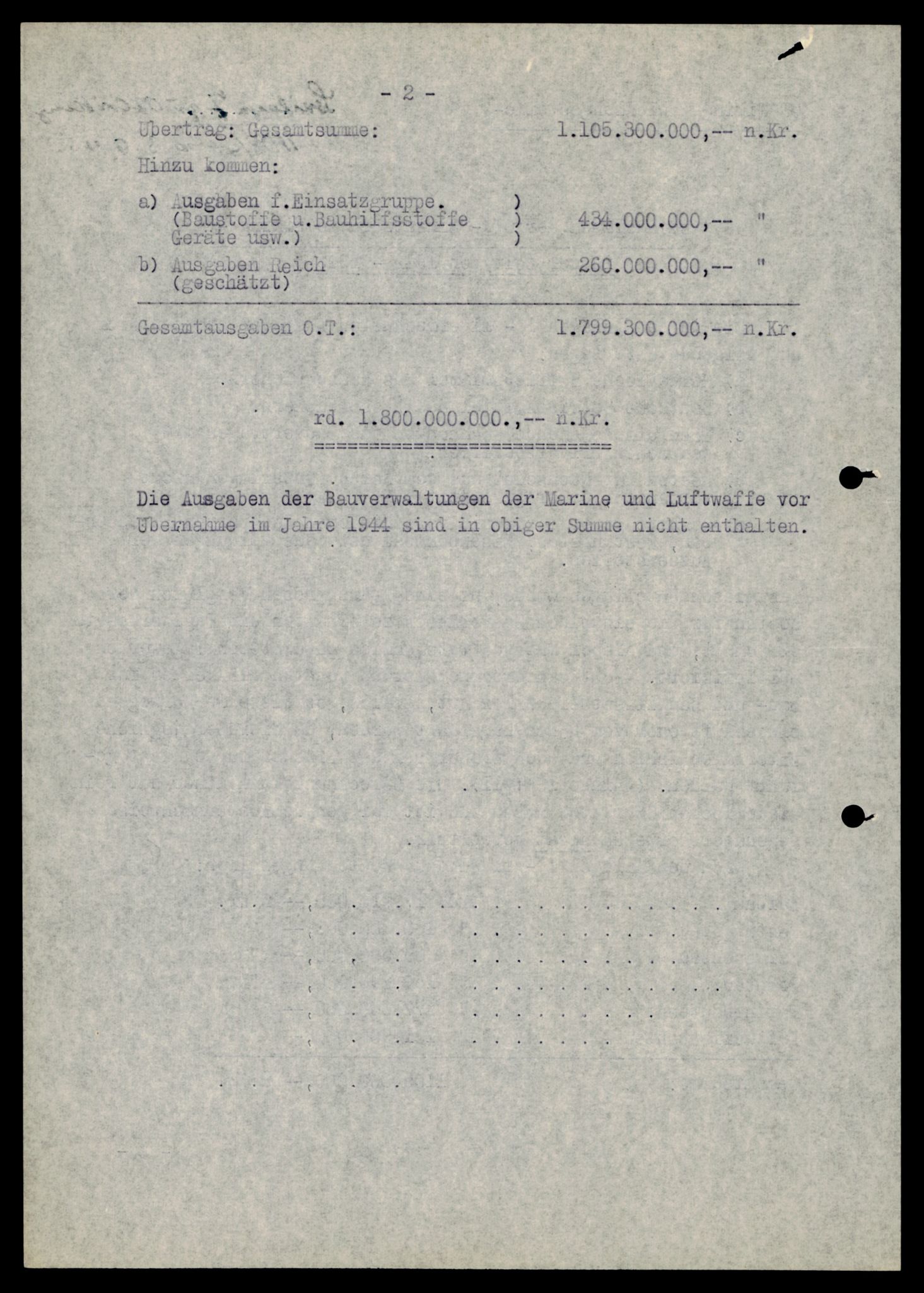 Forsvarets Overkommando. 2 kontor. Arkiv 11.4. Spredte tyske arkivsaker, AV/RA-RAFA-7031/D/Dar/Darb/L0002: Reichskommissariat, 1940-1945, p. 327
