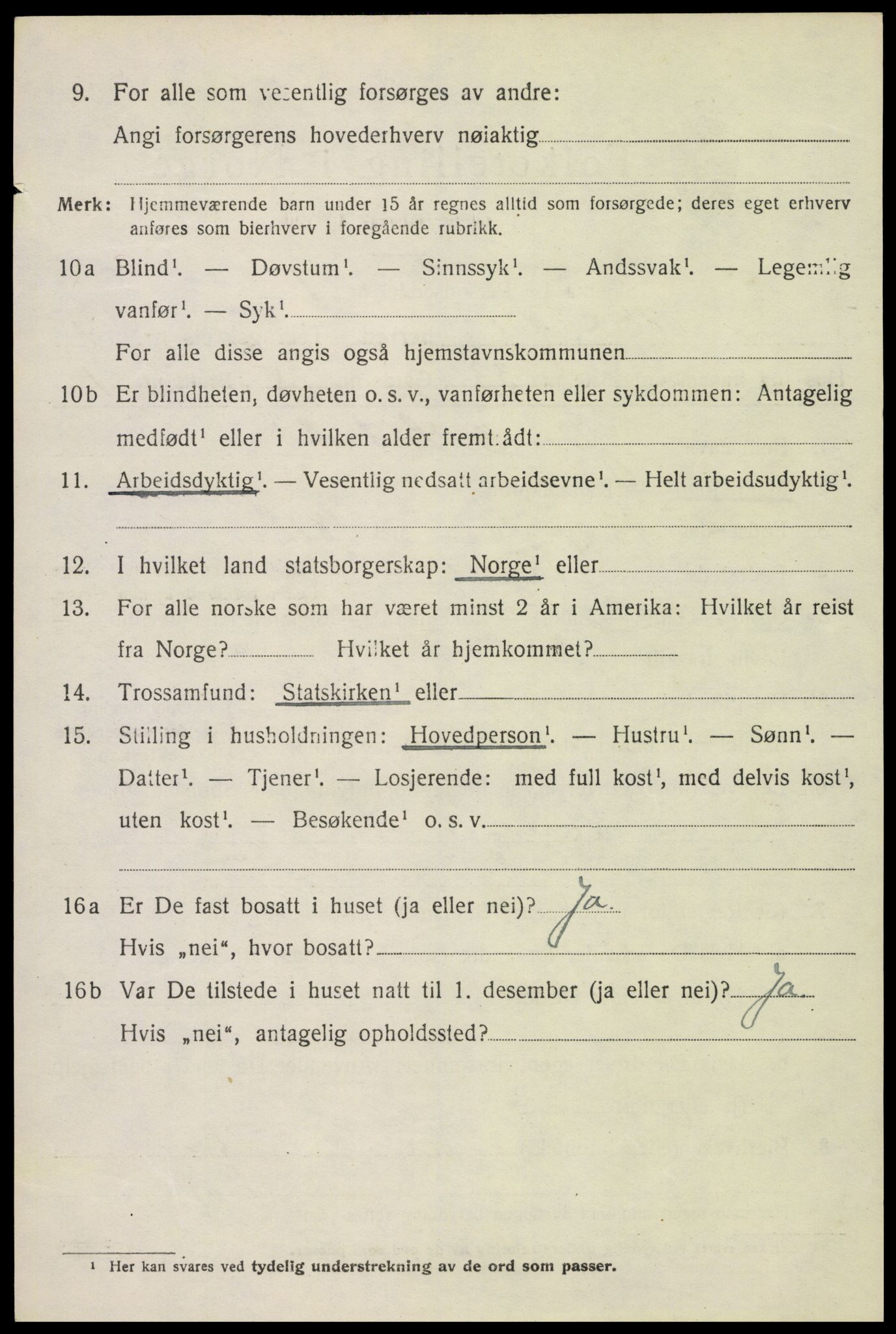 SAH, 1920 census for Nord-Odal, 1920, p. 5030