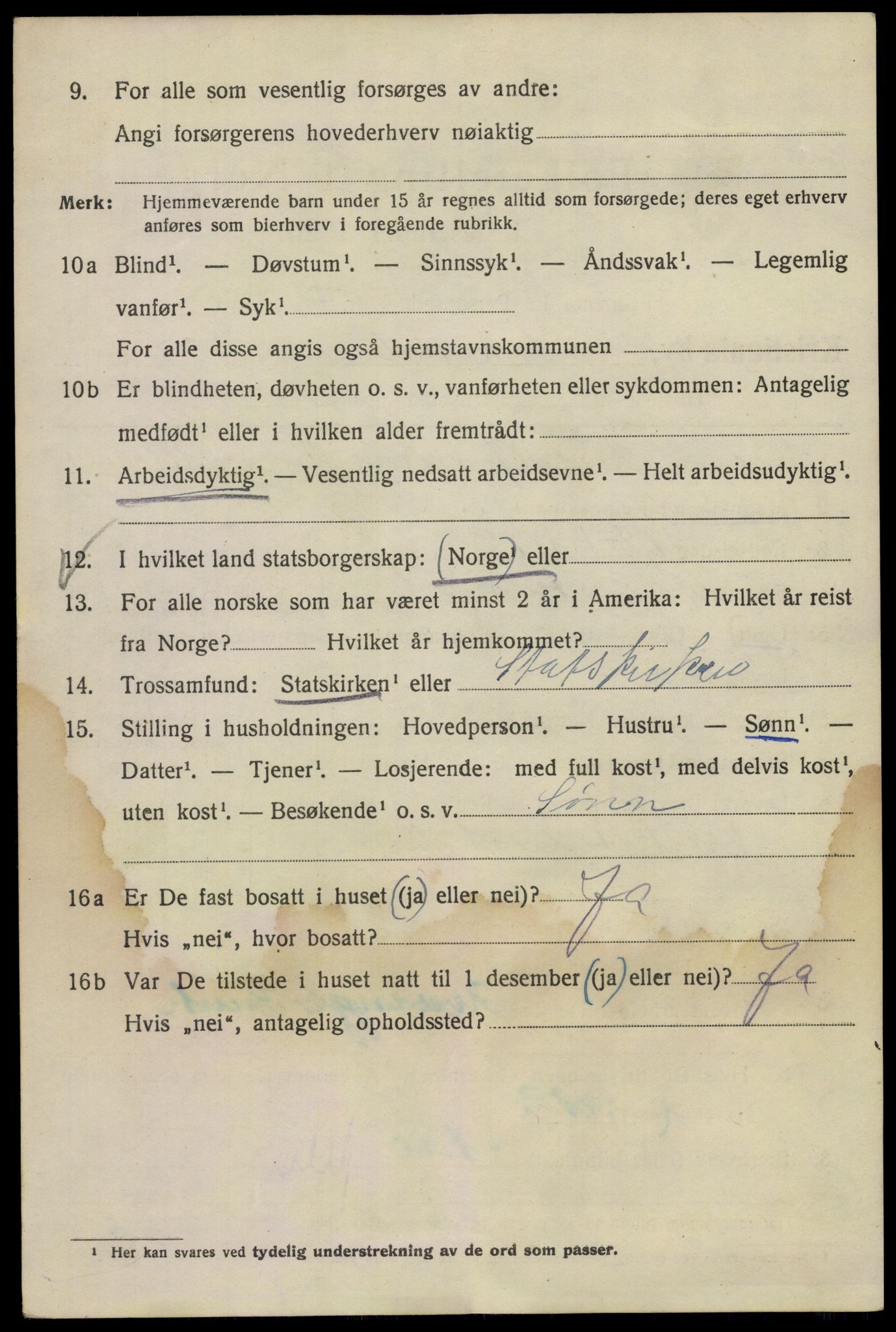 SAO, 1920 census for Kristiania, 1920, p. 223812