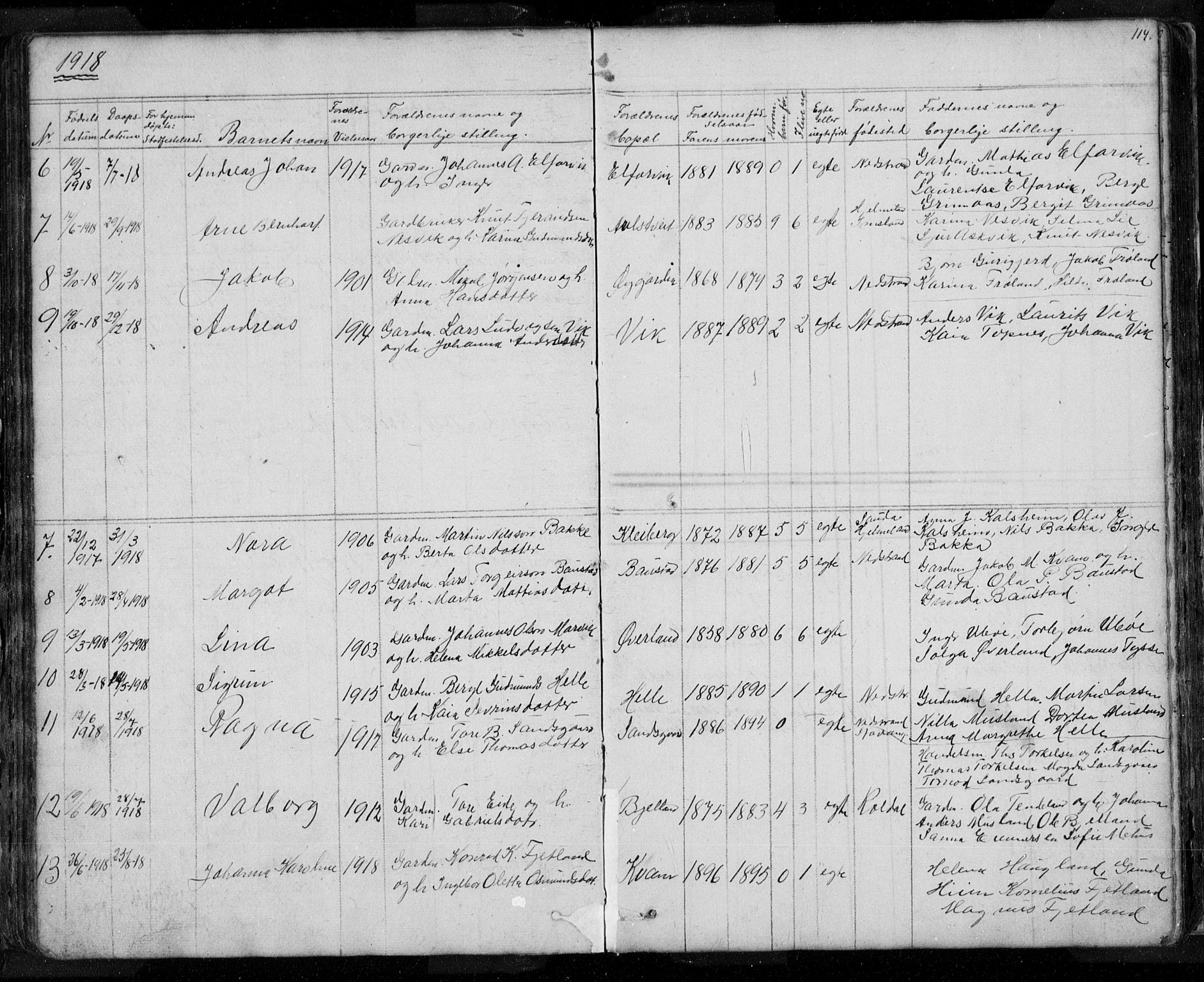 Nedstrand sokneprestkontor, AV/SAST-A-101841/01/V: Parish register (copy) no. B 3, 1848-1933, p. 114