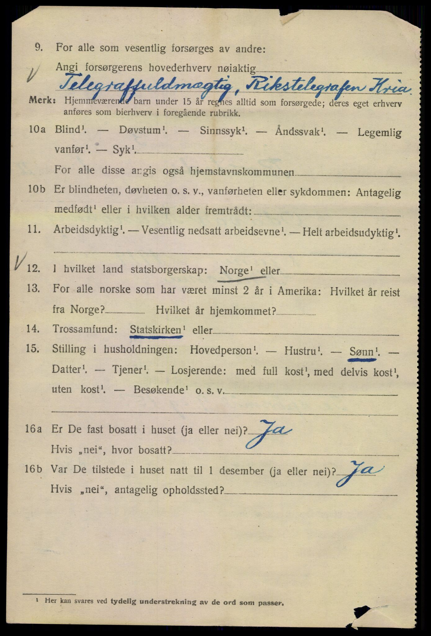 SAO, 1920 census for Kristiania, 1920, p. 467522