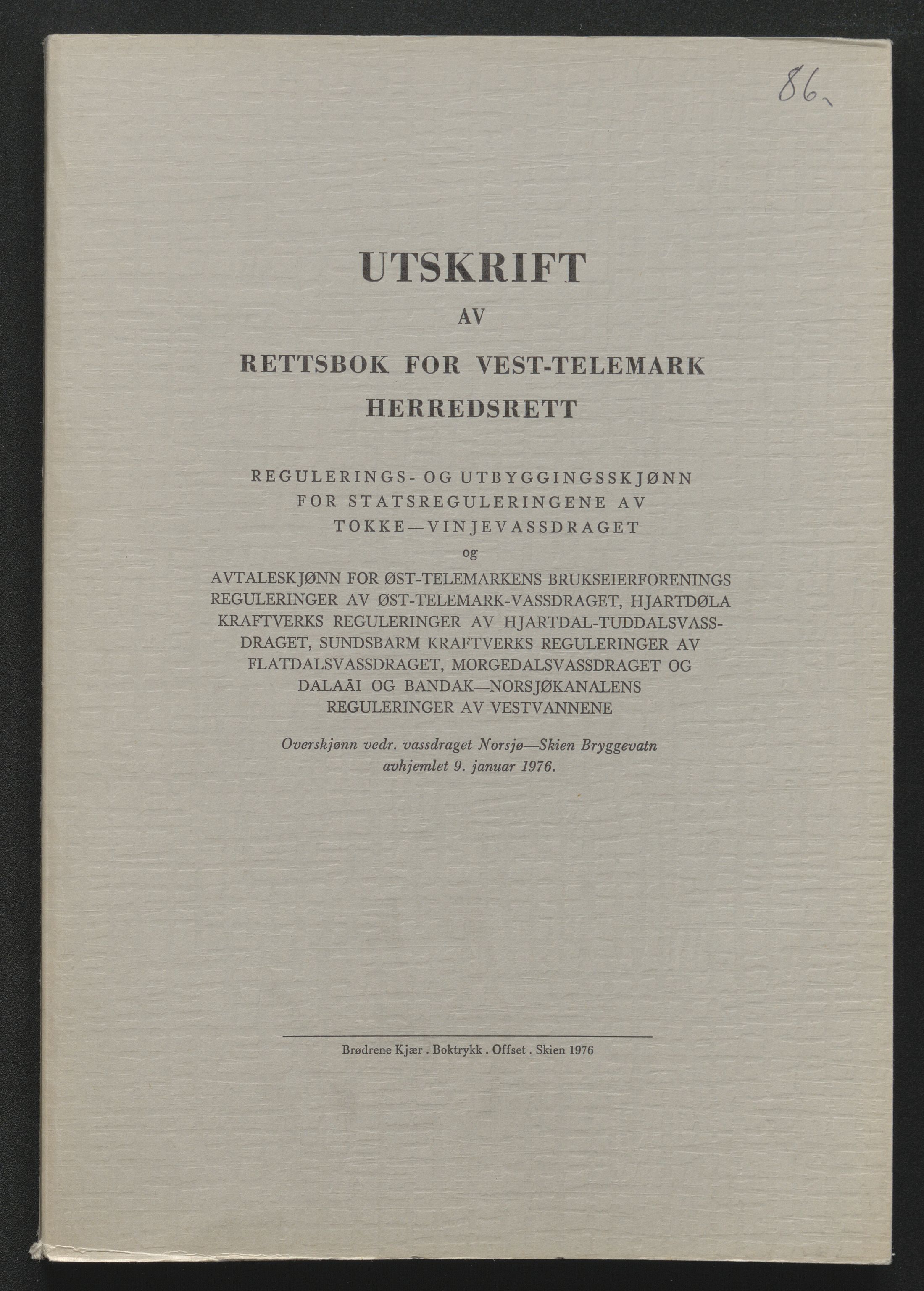 Vest-Telemark sorenskriveri, AV/SAKO-A-134/F/Fo/Foc/L0003: Tokke og Vinjevassdraget rettsbøker, 1973-1984, p. 144