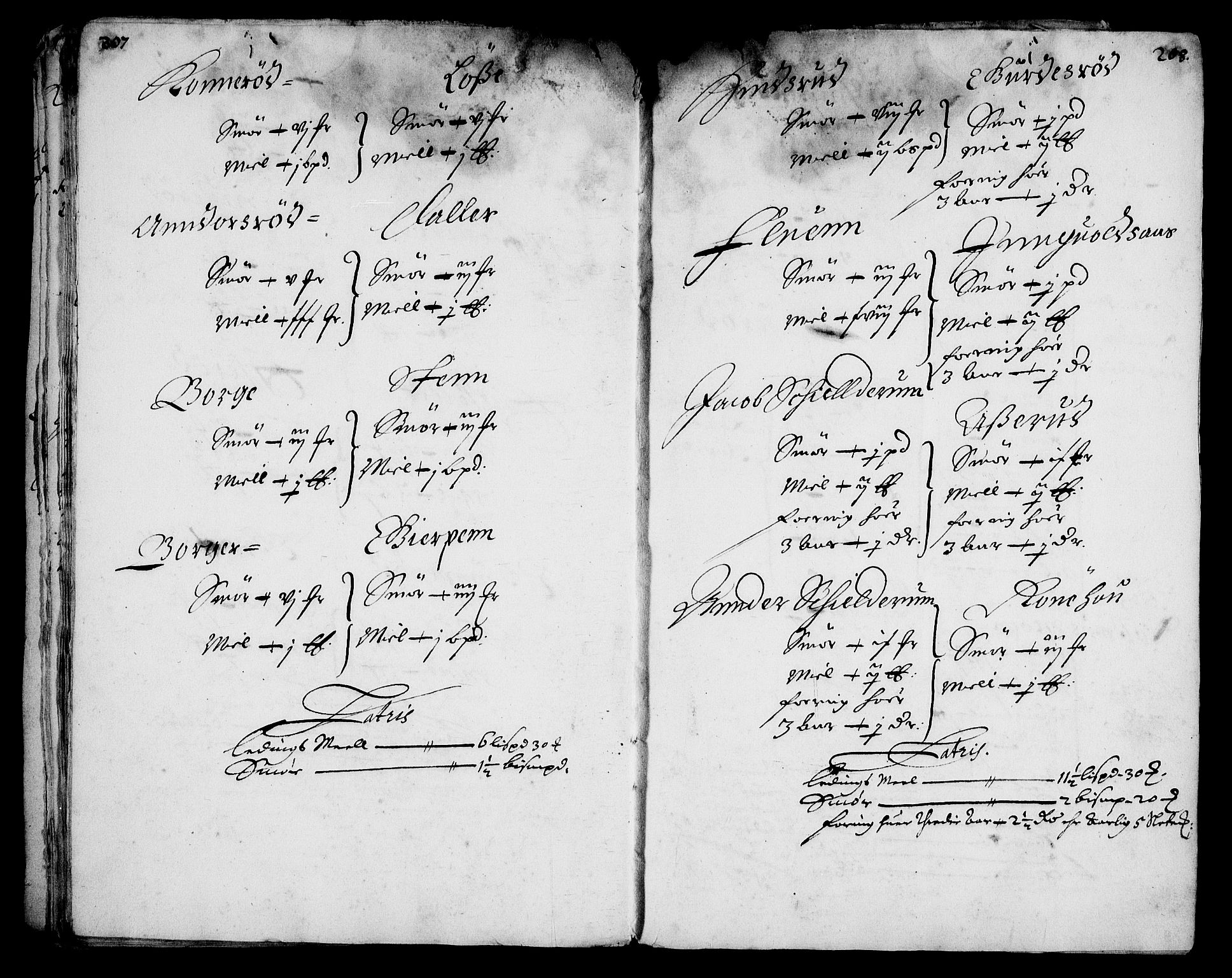 Rentekammeret inntil 1814, Realistisk ordnet avdeling, AV/RA-EA-4070/On/L0008: [Jj 9]: Jordebøker innlevert til kongelig kommisjon 1672: Hammar, Osgård, Sem med Skjelbred, Fossesholm, Fiskum og Ulland (1669-1672), Strøm (1658-u.d. og 1672-73) samt Svanøy gods i Sunnfjord (1657)., 1672, p. 206