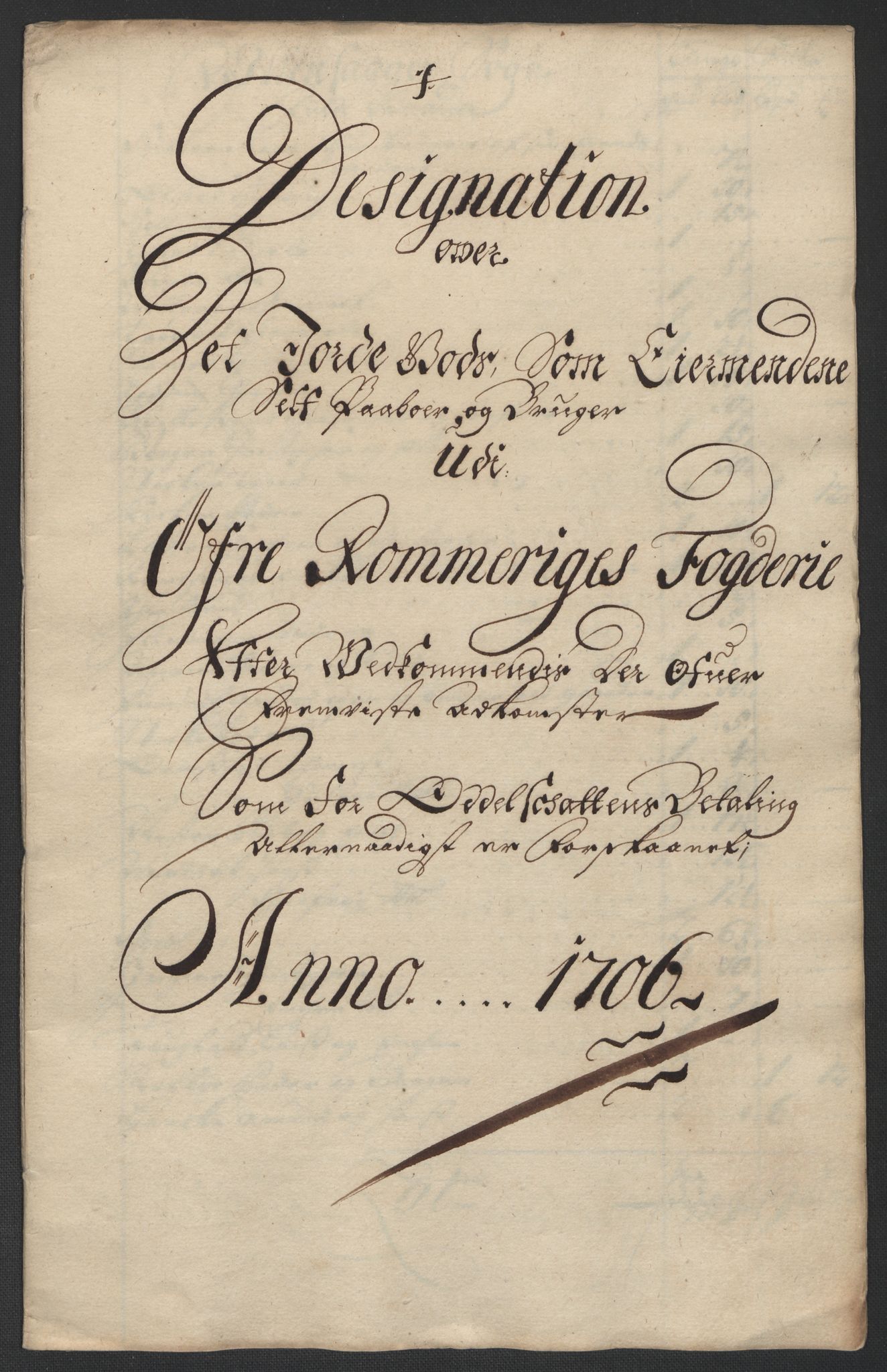 Rentekammeret inntil 1814, Reviderte regnskaper, Fogderegnskap, AV/RA-EA-4092/R12/L0718: Fogderegnskap Øvre Romerike, 1706-1707, p. 156