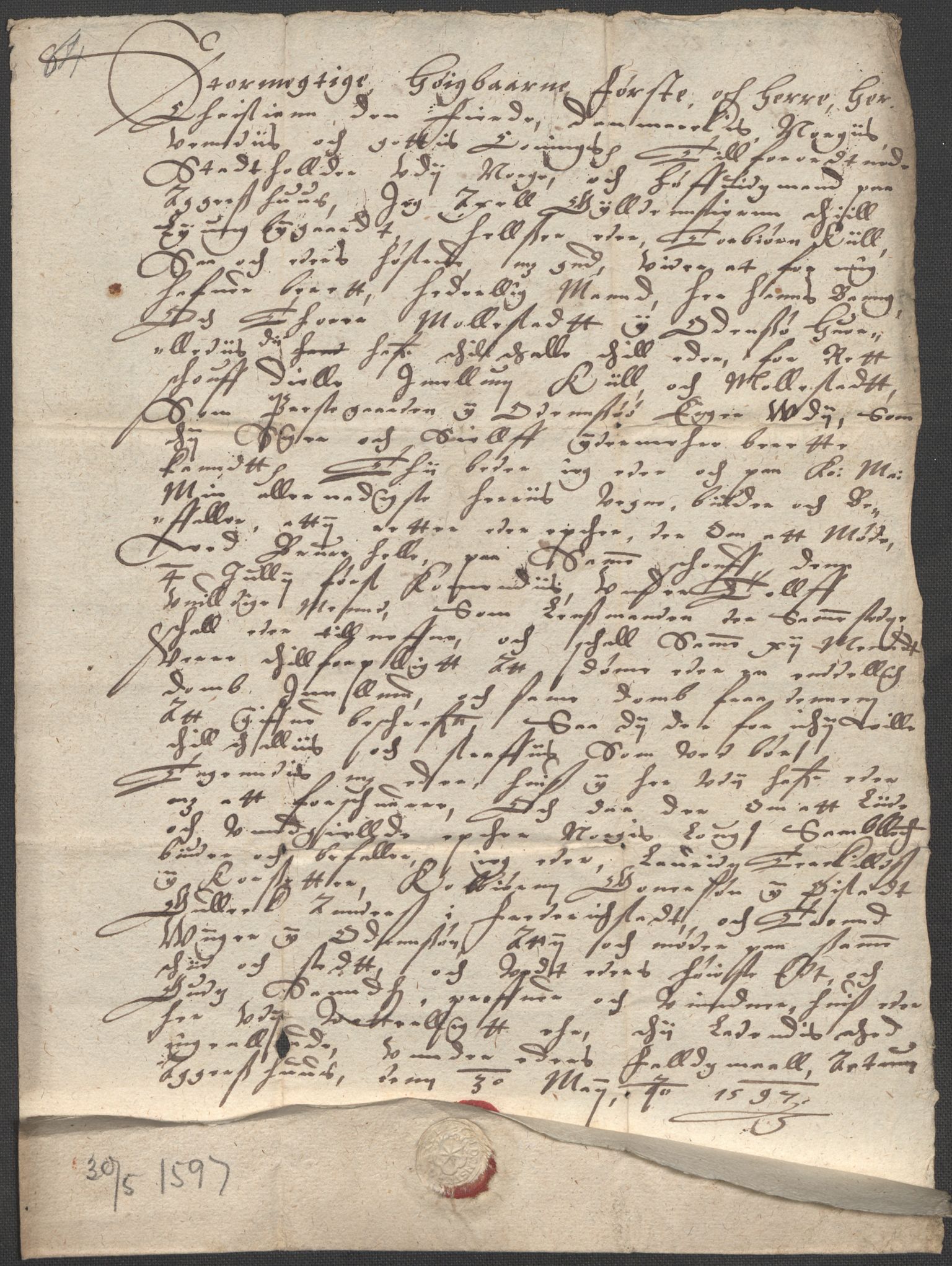 Riksarkivets diplomsamling, RA/EA-5965/F15/L0003: Prestearkiv - Østfold, 1594-1700, p. 120