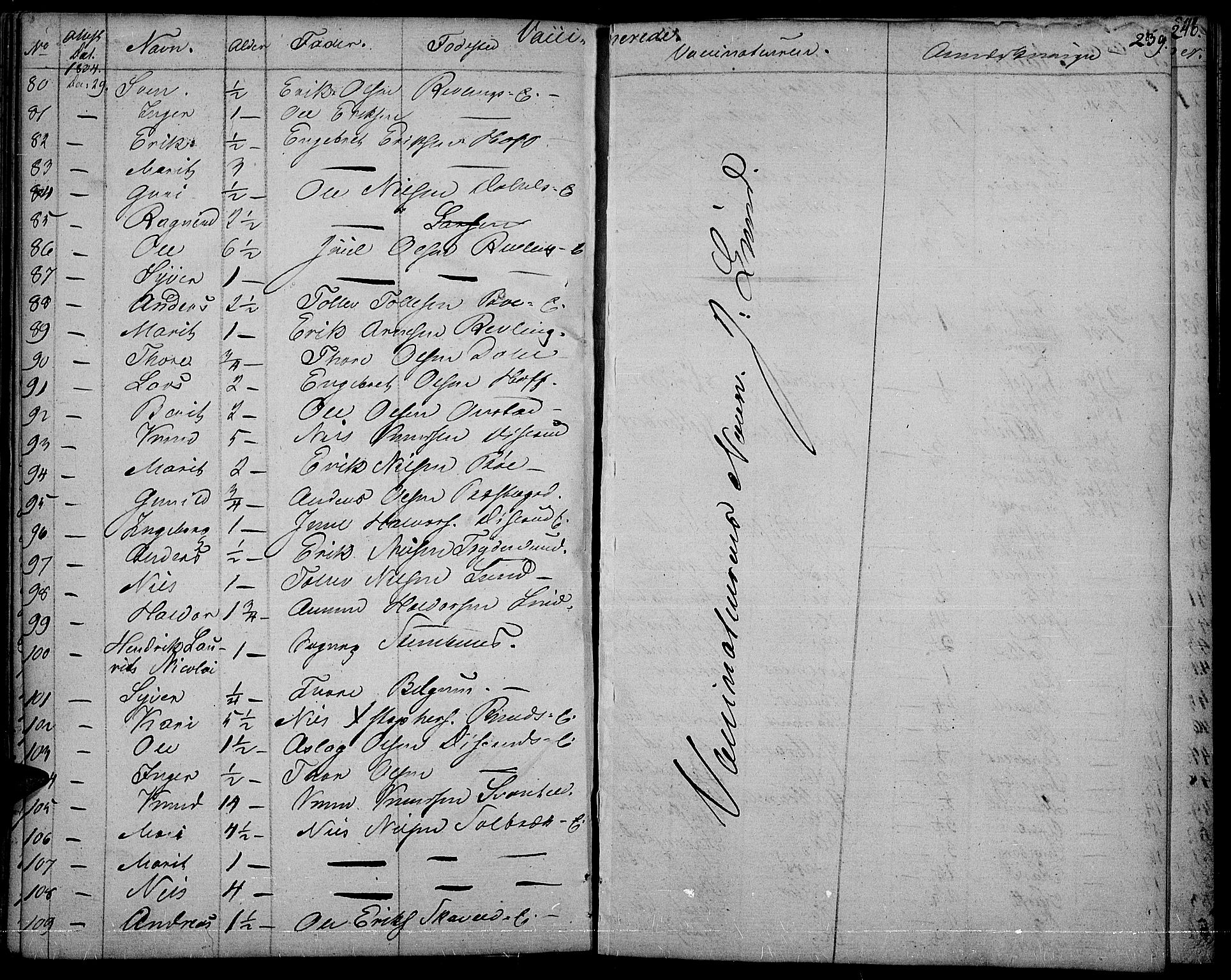 Nord-Aurdal prestekontor, SAH/PREST-132/H/Ha/Haa/L0003: Parish register (official) no. 3, 1828-1841, p. 239