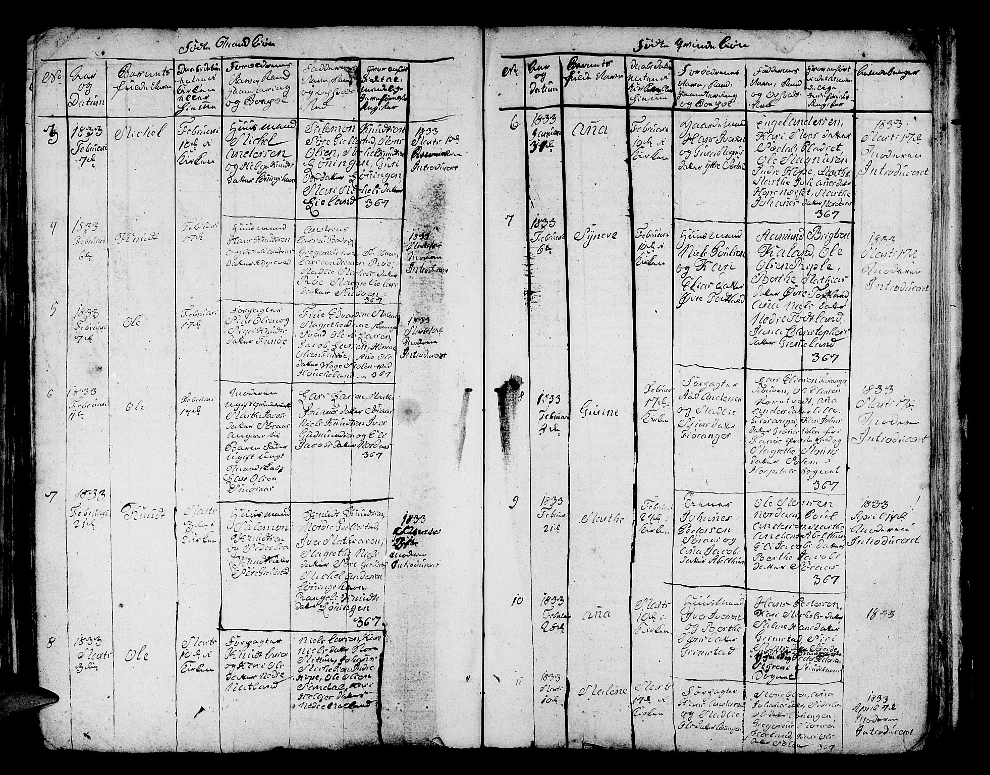 Fana Sokneprestembete, SAB/A-75101/H/Hab/Habc/L0001: Parish register (copy) no. C 1, 1824-1837, p. 69