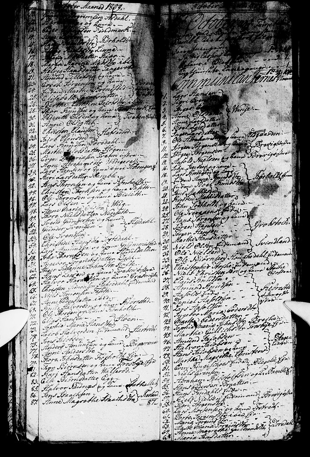 Bamble kirkebøker, AV/SAKO-A-253/G/Ga/L0004: Parish register (copy) no. I 4, 1808-1814