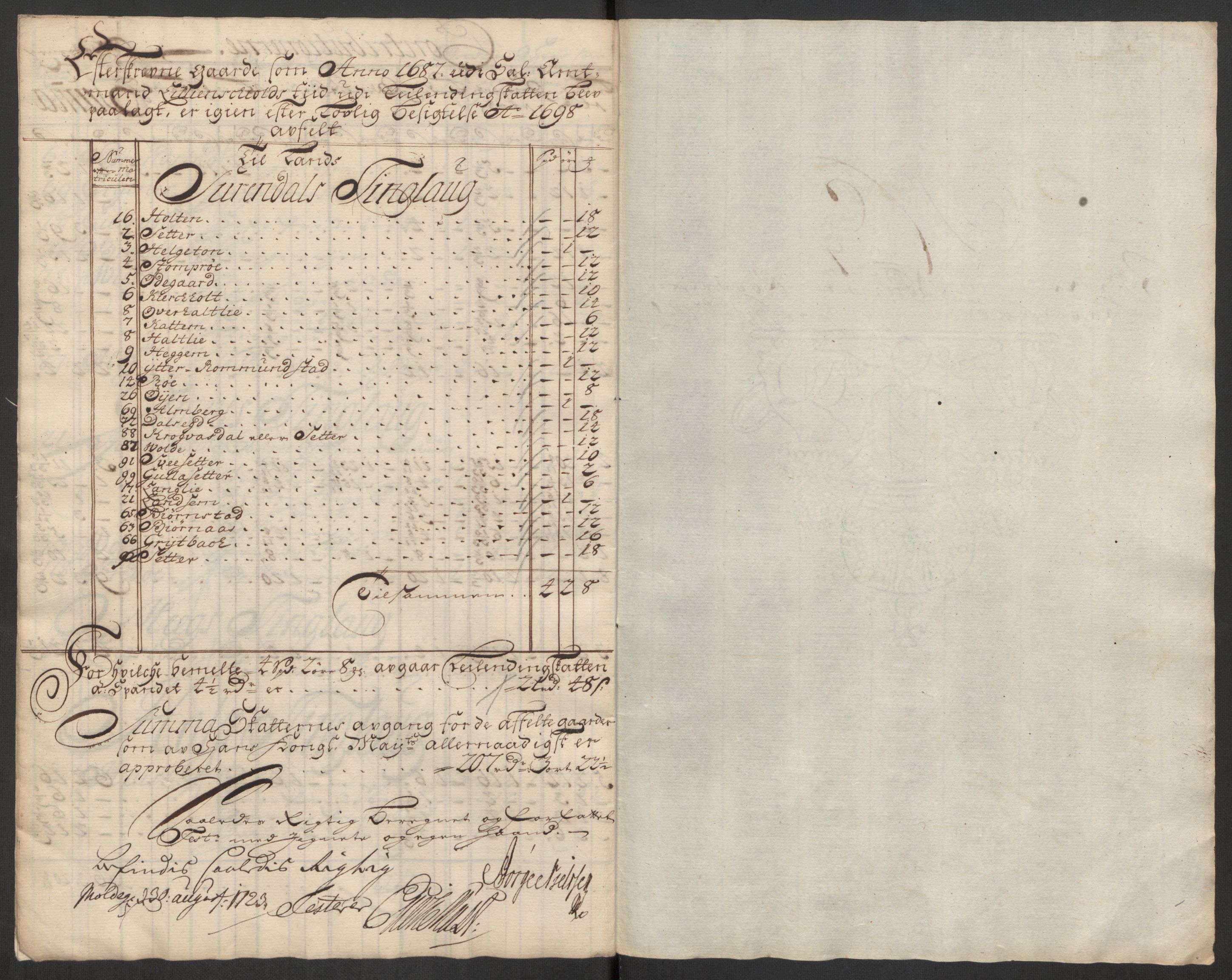 Rentekammeret inntil 1814, Reviderte regnskaper, Fogderegnskap, RA/EA-4092/R56/L3754: Fogderegnskap Nordmøre, 1721, p. 455