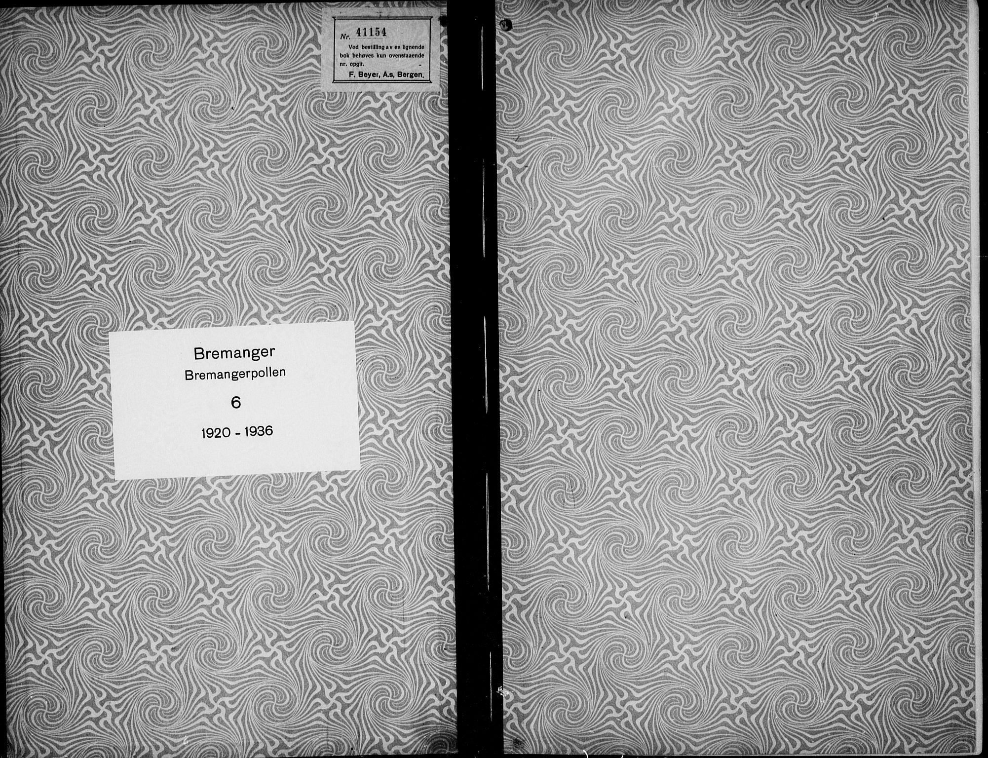 Bremanger sokneprestembete, SAB/A-82201/H/Hab/Habc/L0002: Parish register (copy) no. C  2, 1920-1936