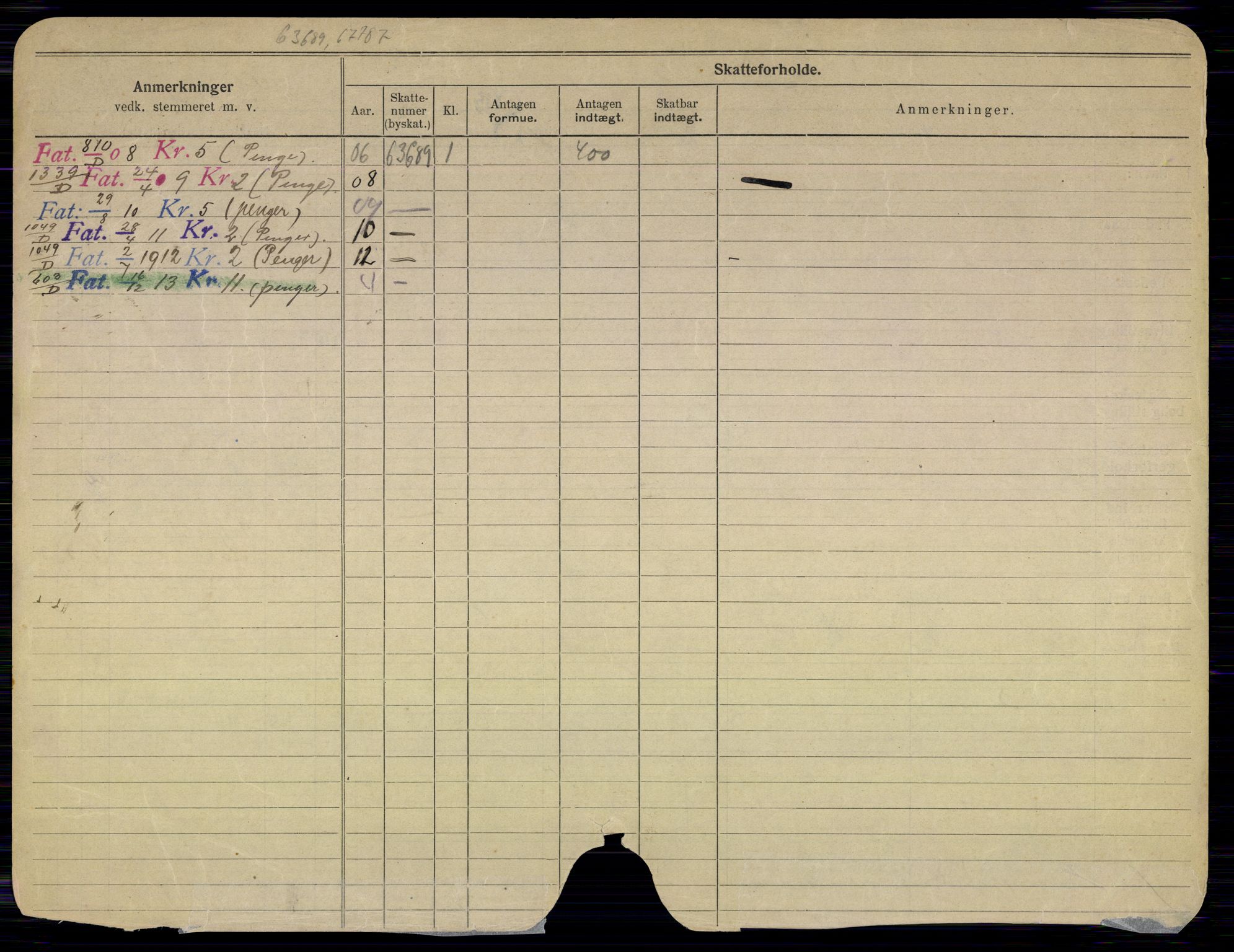 Oslo folkeregister, Registerkort, SAO/A-11715/G/Gb/L0024: Kvinner, 1917