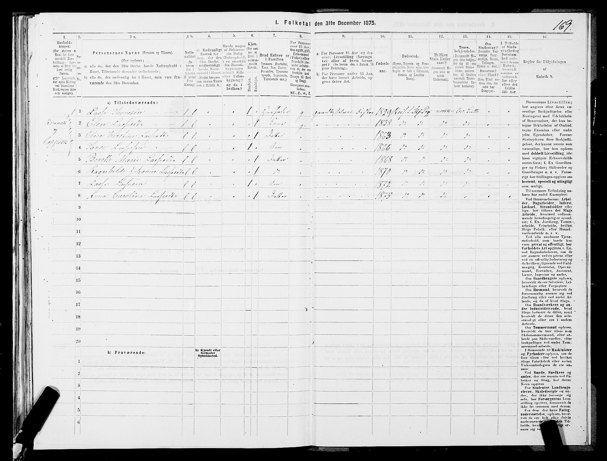 SATØ, 1875 census for 1941P Skjervøy, 1875, p. 3169