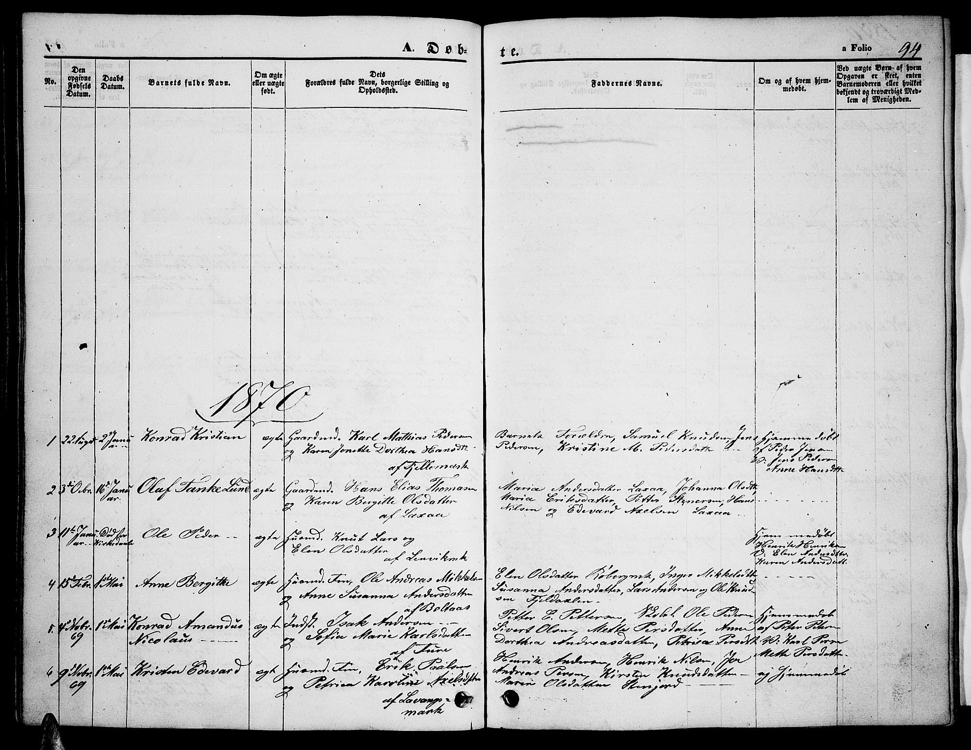 Ministerialprotokoller, klokkerbøker og fødselsregistre - Nordland, AV/SAT-A-1459/863/L0912: Parish register (copy) no. 863C02, 1858-1876, p. 94