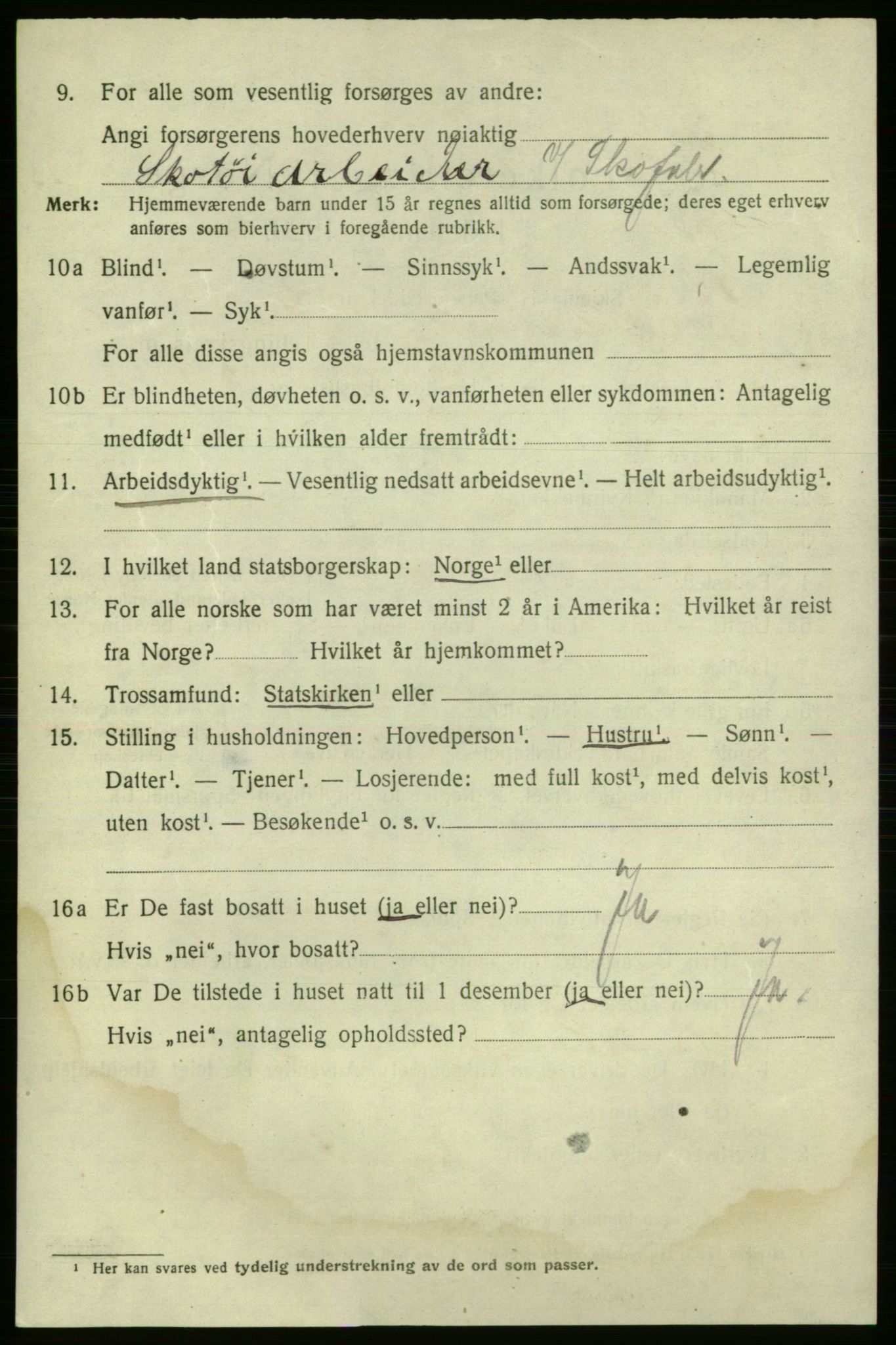 SAO, 1920 census for Fredrikshald, 1920, p. 16482