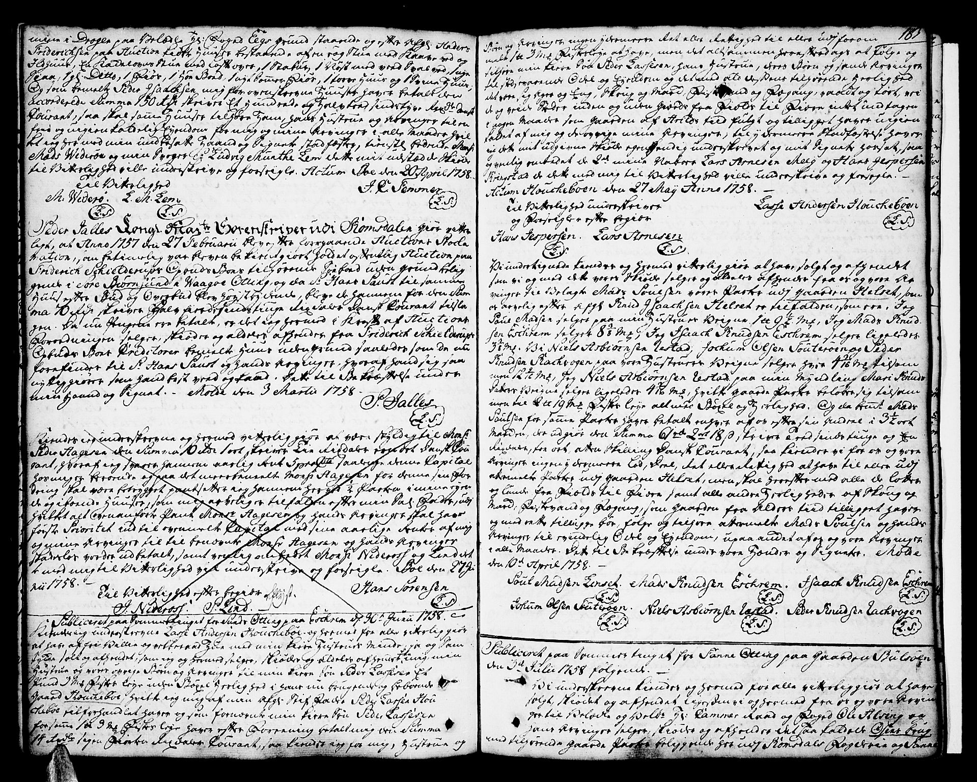 Romsdal sorenskriveri, SAT/A-4149/1/2/2C/L0003: Mortgage book no. 3, 1747-1767, p. 183