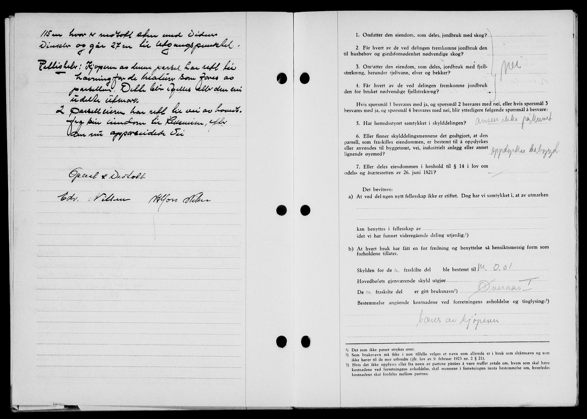 Lofoten sorenskriveri, AV/SAT-A-0017/1/2/2C/L0011a: Mortgage book no. 11a, 1943-1943, Diary no: : 771/1943