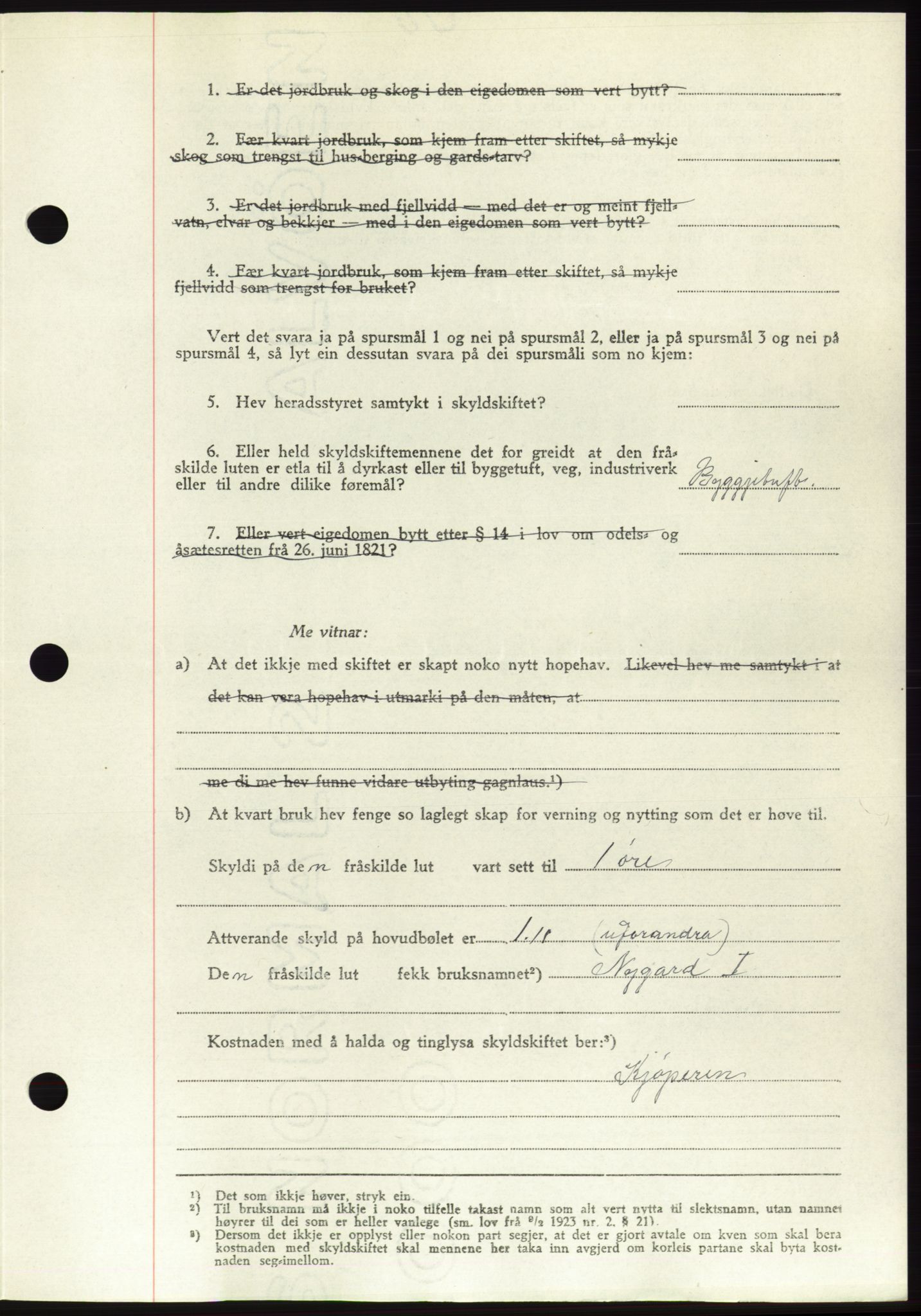 Søre Sunnmøre sorenskriveri, AV/SAT-A-4122/1/2/2C/L0082: Mortgage book no. 8A, 1948-1948, Diary no: : 926/1948