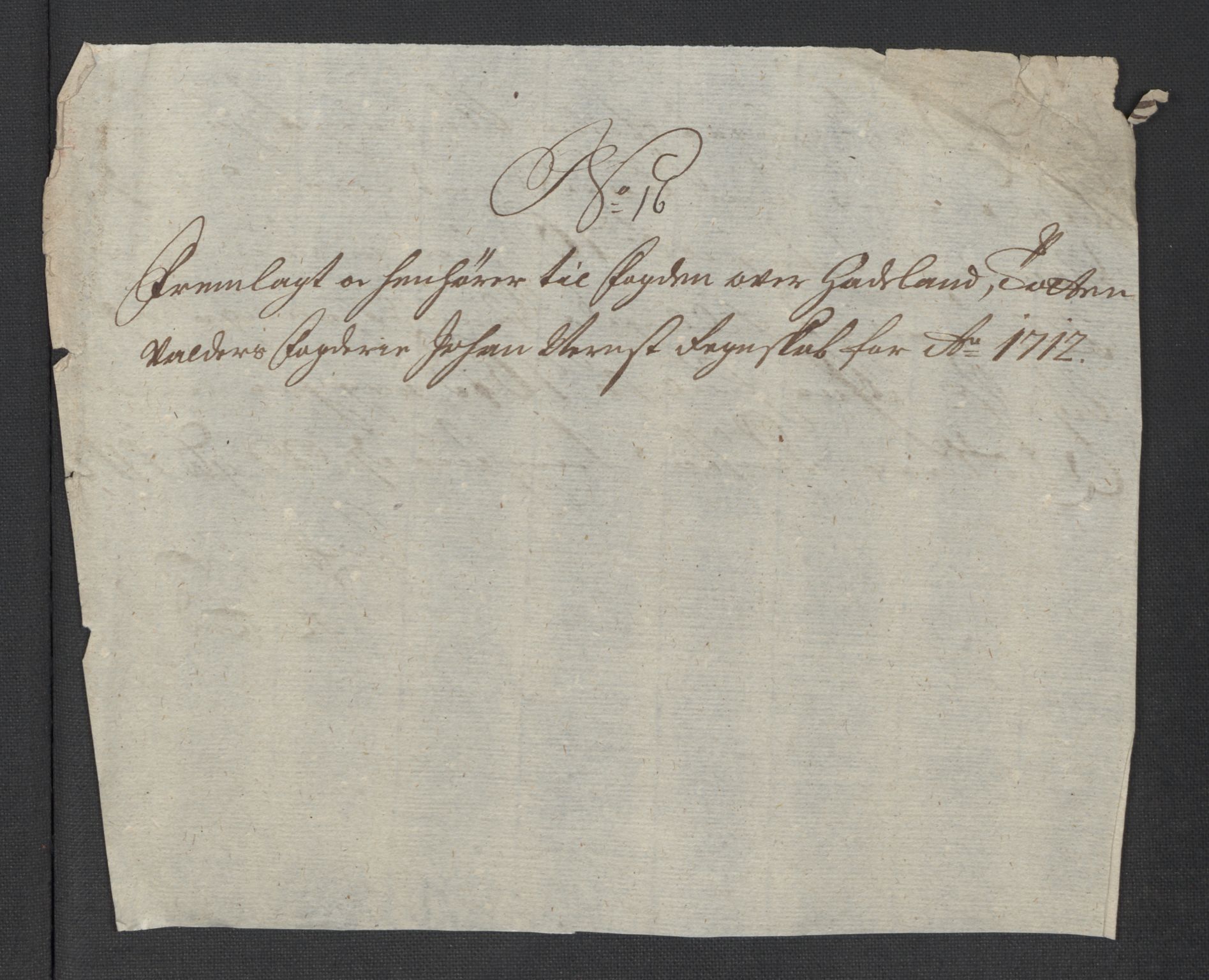 Rentekammeret inntil 1814, Reviderte regnskaper, Fogderegnskap, RA/EA-4092/R18/L1309: Fogderegnskap Hadeland, Toten og Valdres, 1712, p. 355