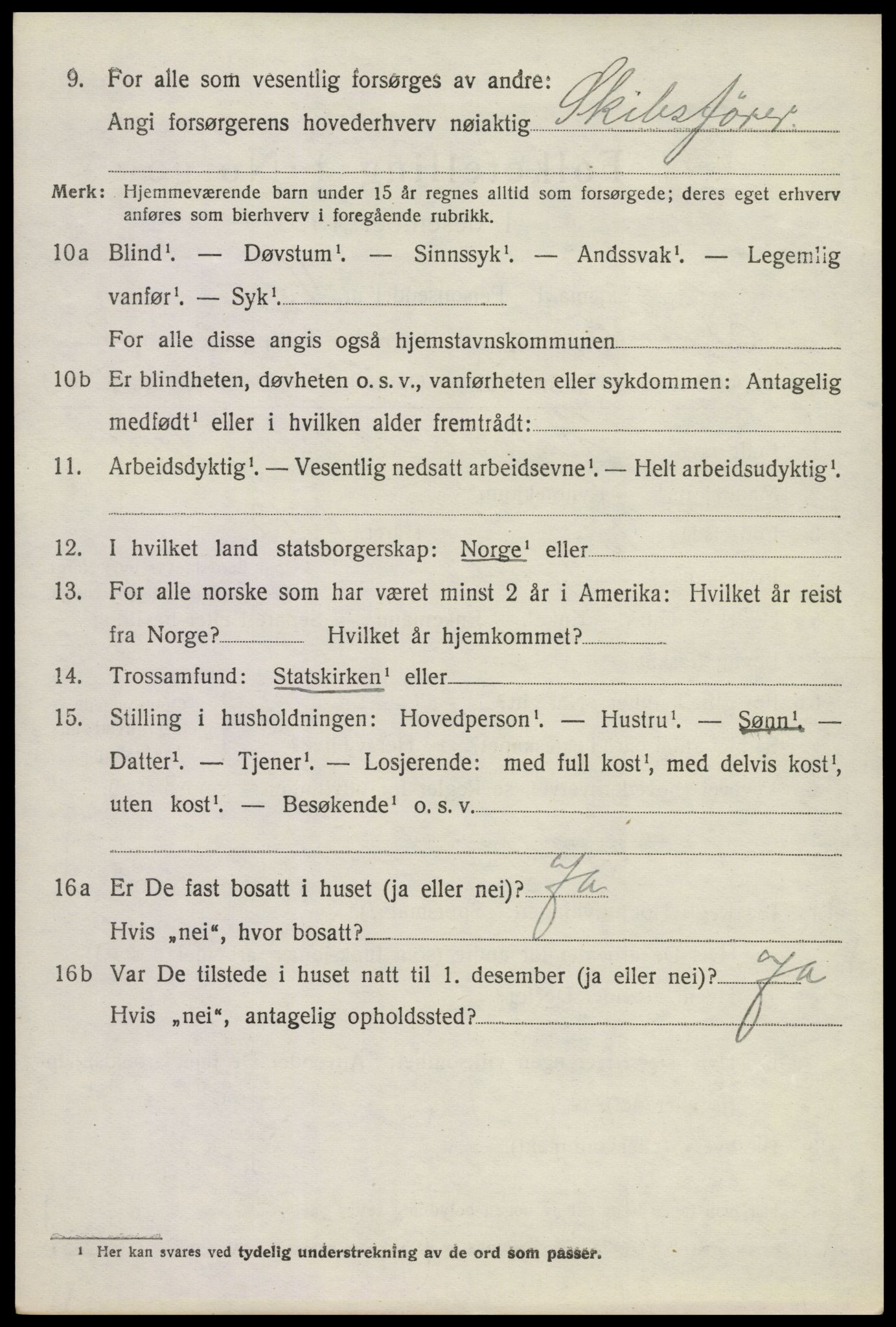 SAKO, 1920 census for Tjøme, 1920, p. 3454