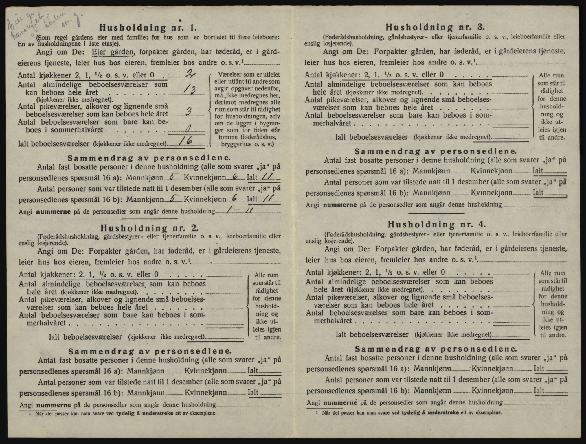 SAO, 1920 census for Idd, 1920, p. 133