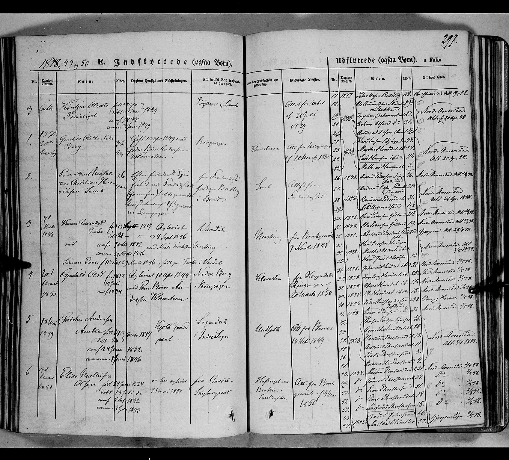 Biri prestekontor, SAH/PREST-096/H/Ha/Haa/L0005: Parish register (official) no. 5, 1843-1854, p. 297