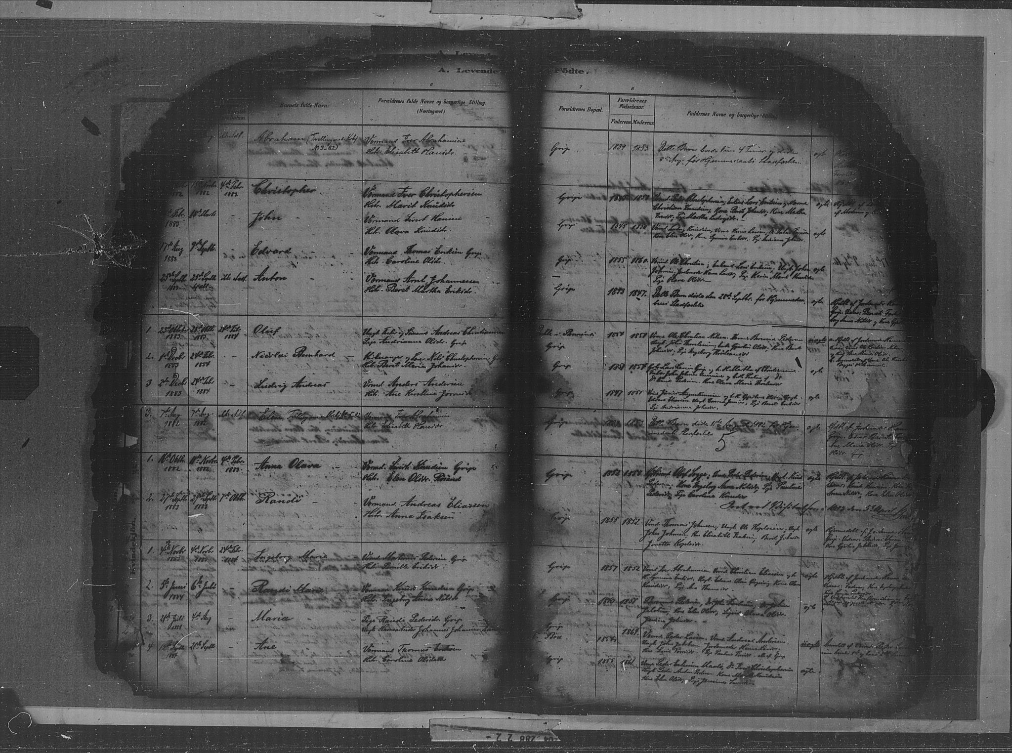 Kristiansund sokneprestkontor, AV/SAT-A-1068/1/I/I1: Parish register (official) no. 36, 1880-1919, p. 5