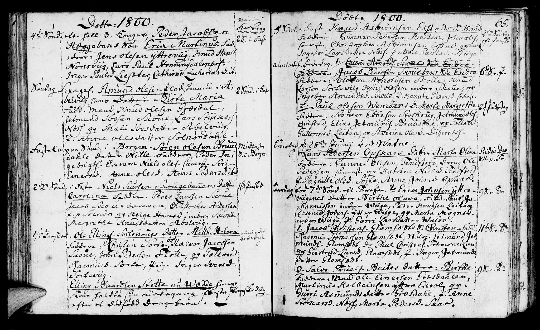 Ministerialprotokoller, klokkerbøker og fødselsregistre - Møre og Romsdal, AV/SAT-A-1454/524/L0350: Parish register (official) no. 524A02, 1780-1817, p. 65