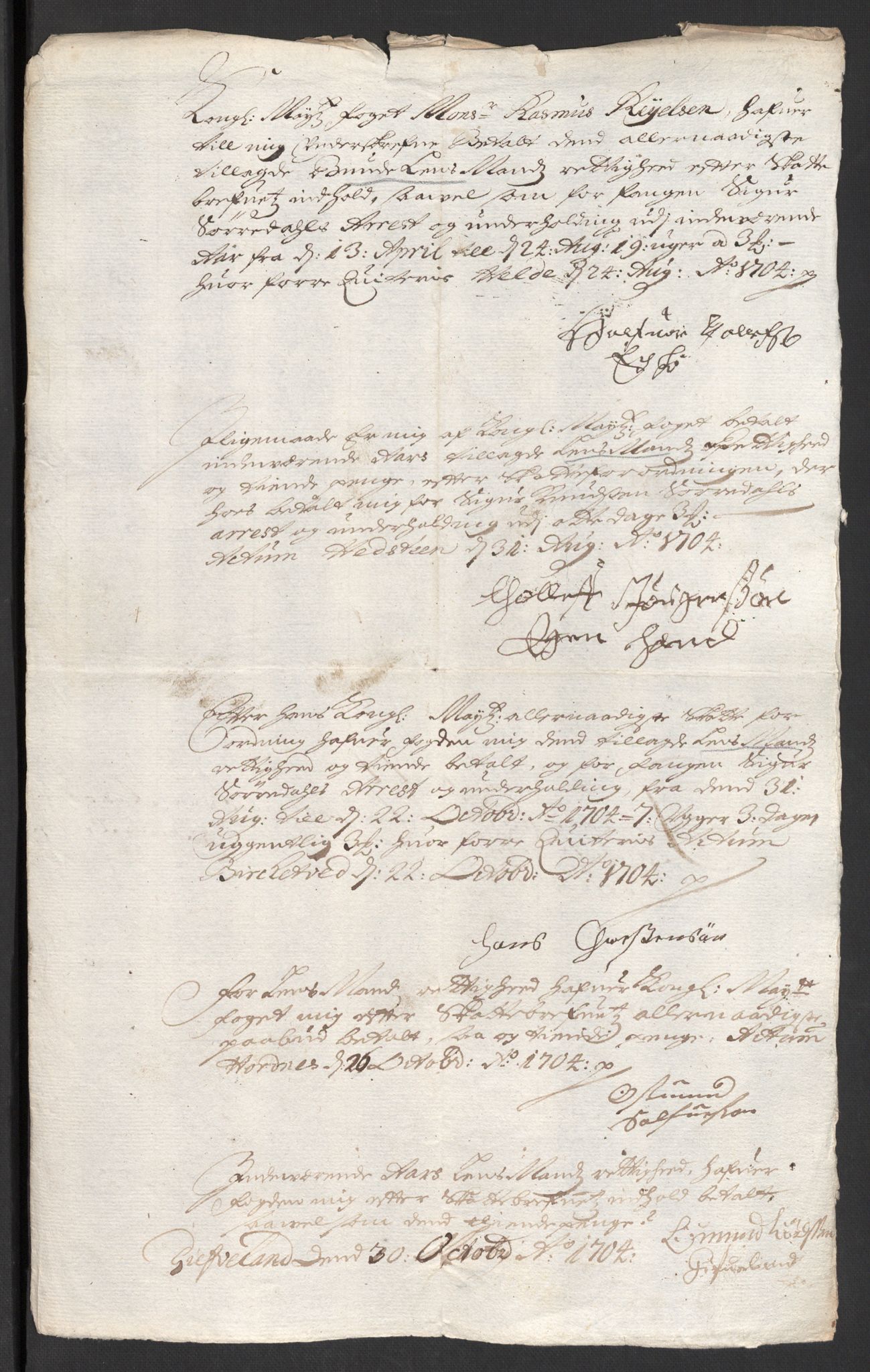 Rentekammeret inntil 1814, Reviderte regnskaper, Fogderegnskap, RA/EA-4092/R40/L2447: Fogderegnskap Råbyggelag, 1703-1705, p. 303