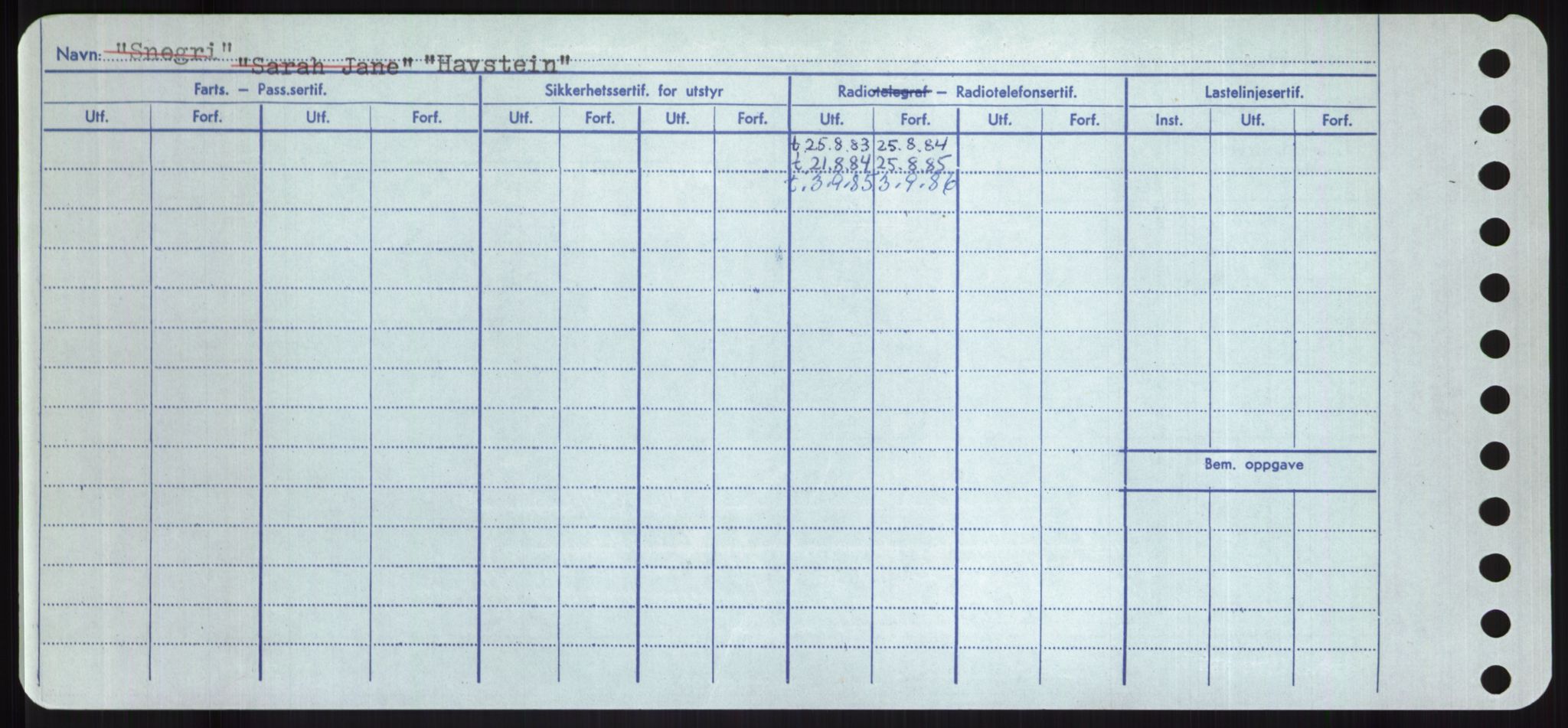 Sjøfartsdirektoratet med forløpere, Skipsmålingen, RA/S-1627/H/Hd/L0015: Fartøy, Havm-Hey, p. 54