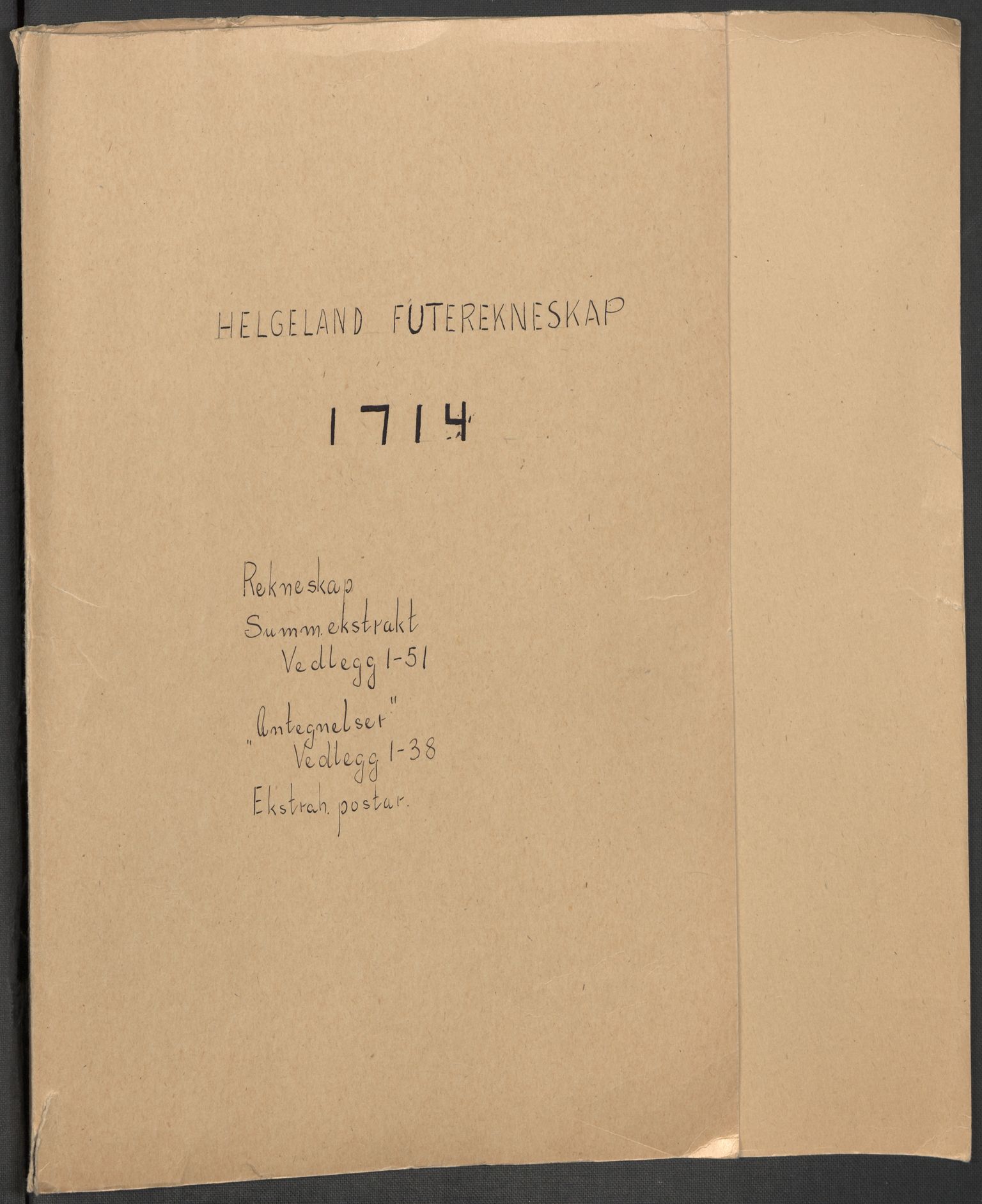 Rentekammeret inntil 1814, Reviderte regnskaper, Fogderegnskap, RA/EA-4092/R65/L4513: Fogderegnskap Helgeland, 1714-1715, p. 2