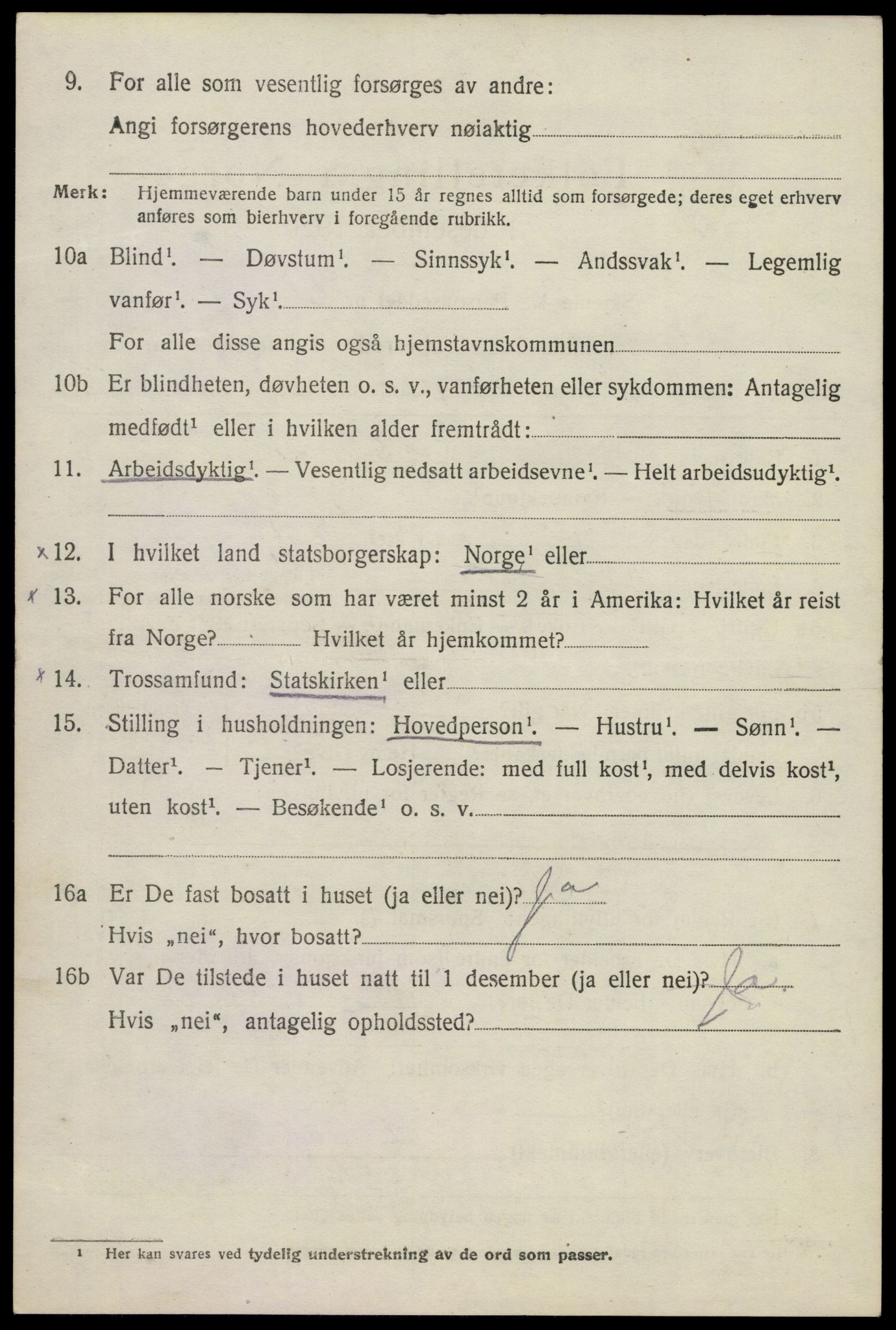 SAKO, 1920 census for Tjølling, 1920, p. 3690