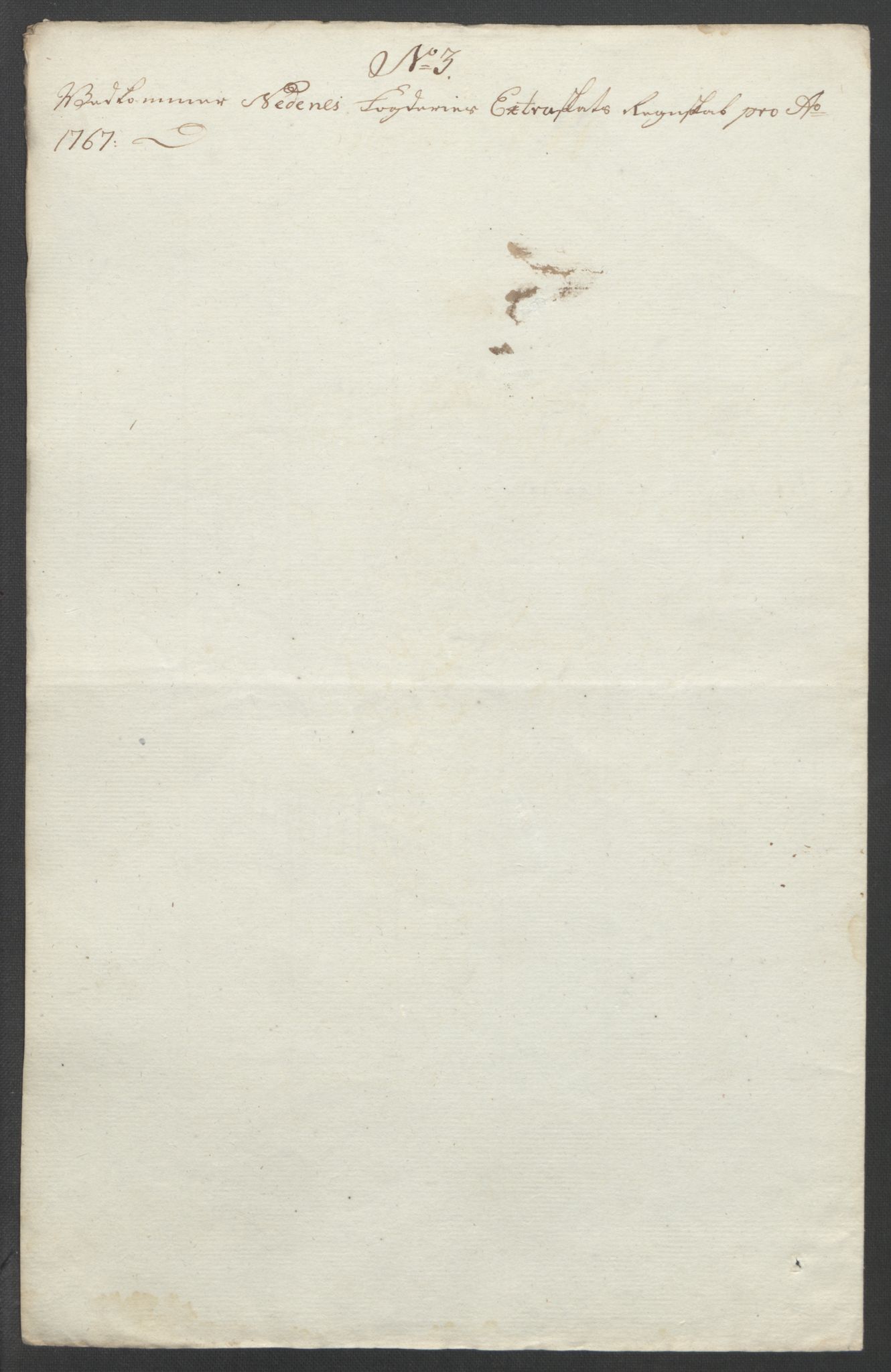 Rentekammeret inntil 1814, Reviderte regnskaper, Fogderegnskap, RA/EA-4092/R39/L2424: Ekstraskatten Nedenes, 1762-1767, p. 331