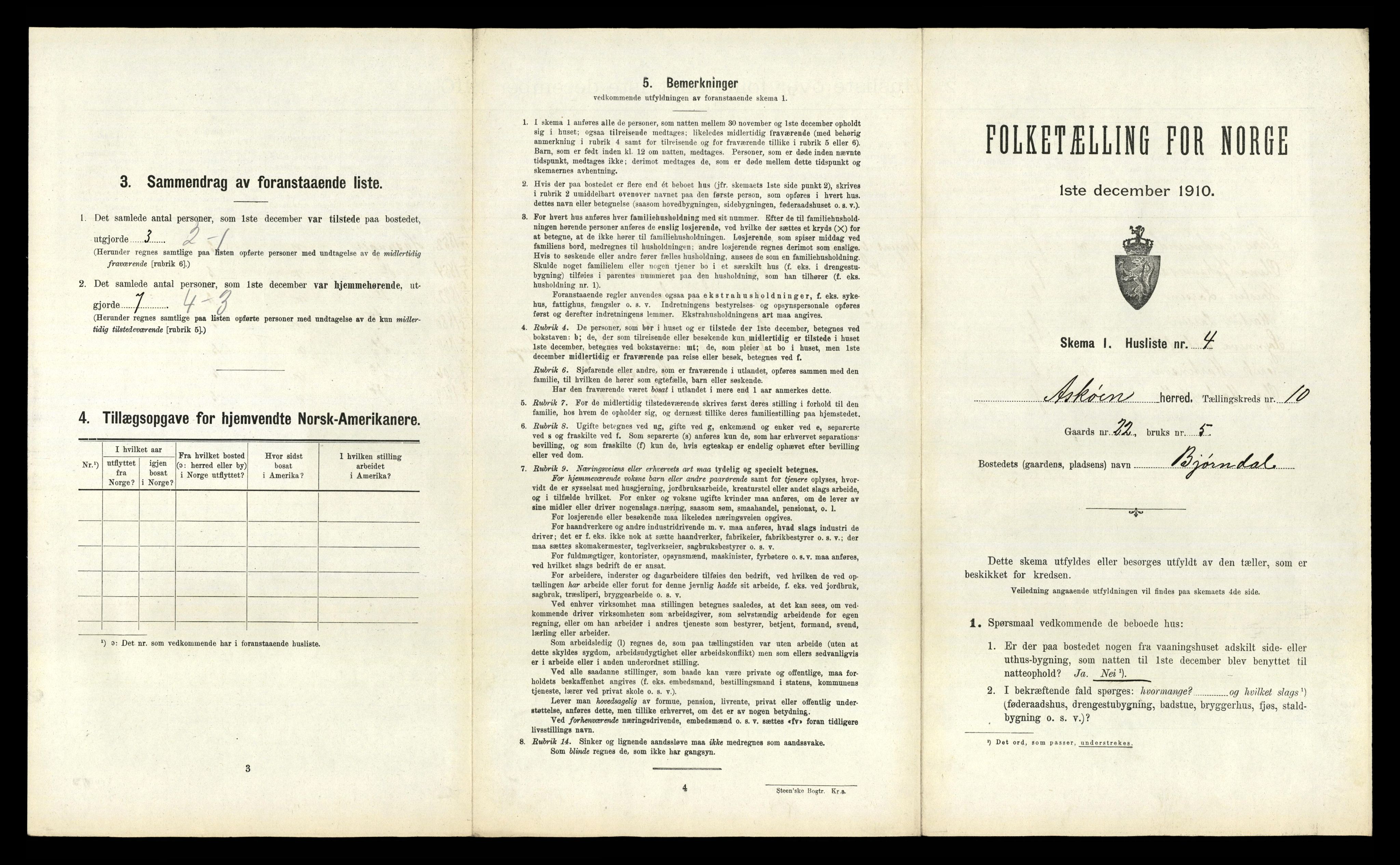 RA, 1910 census for Askøy, 1910, p. 1604