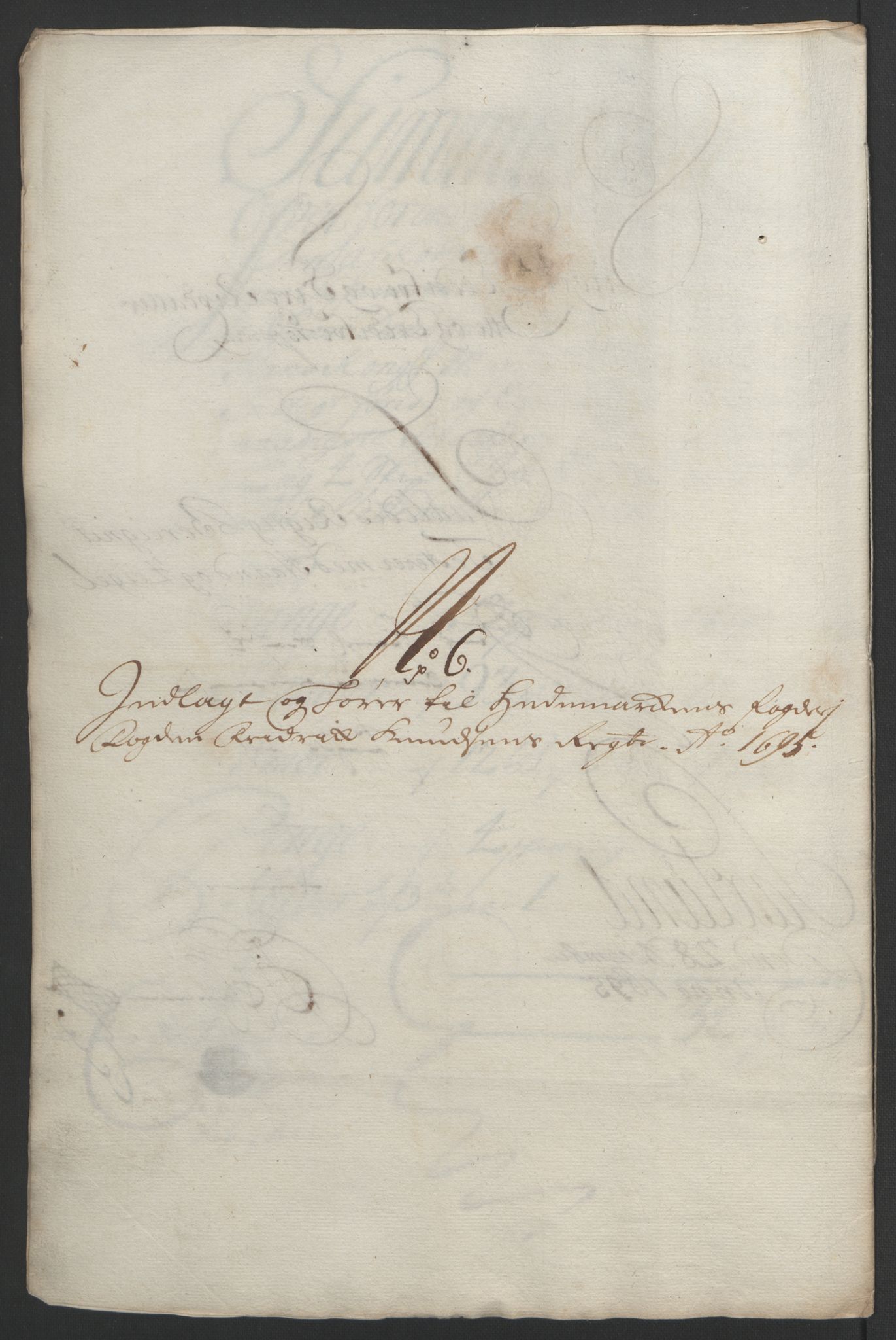 Rentekammeret inntil 1814, Reviderte regnskaper, Fogderegnskap, AV/RA-EA-4092/R16/L1036: Fogderegnskap Hedmark, 1695-1696, p. 221