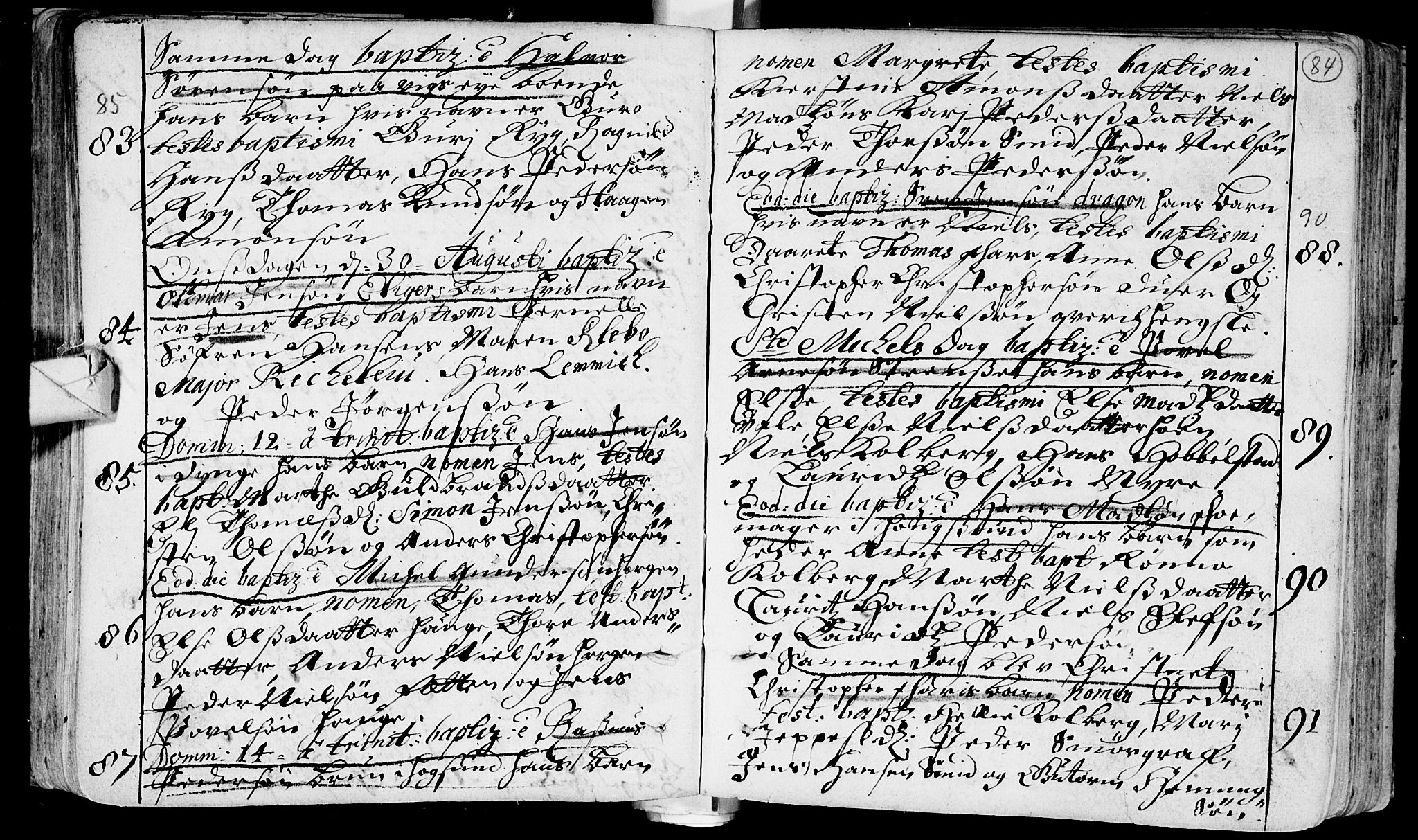 Eiker kirkebøker, AV/SAKO-A-4/F/Fa/L0002: Parish register (official) no. I 2, 1705-1724, p. 84