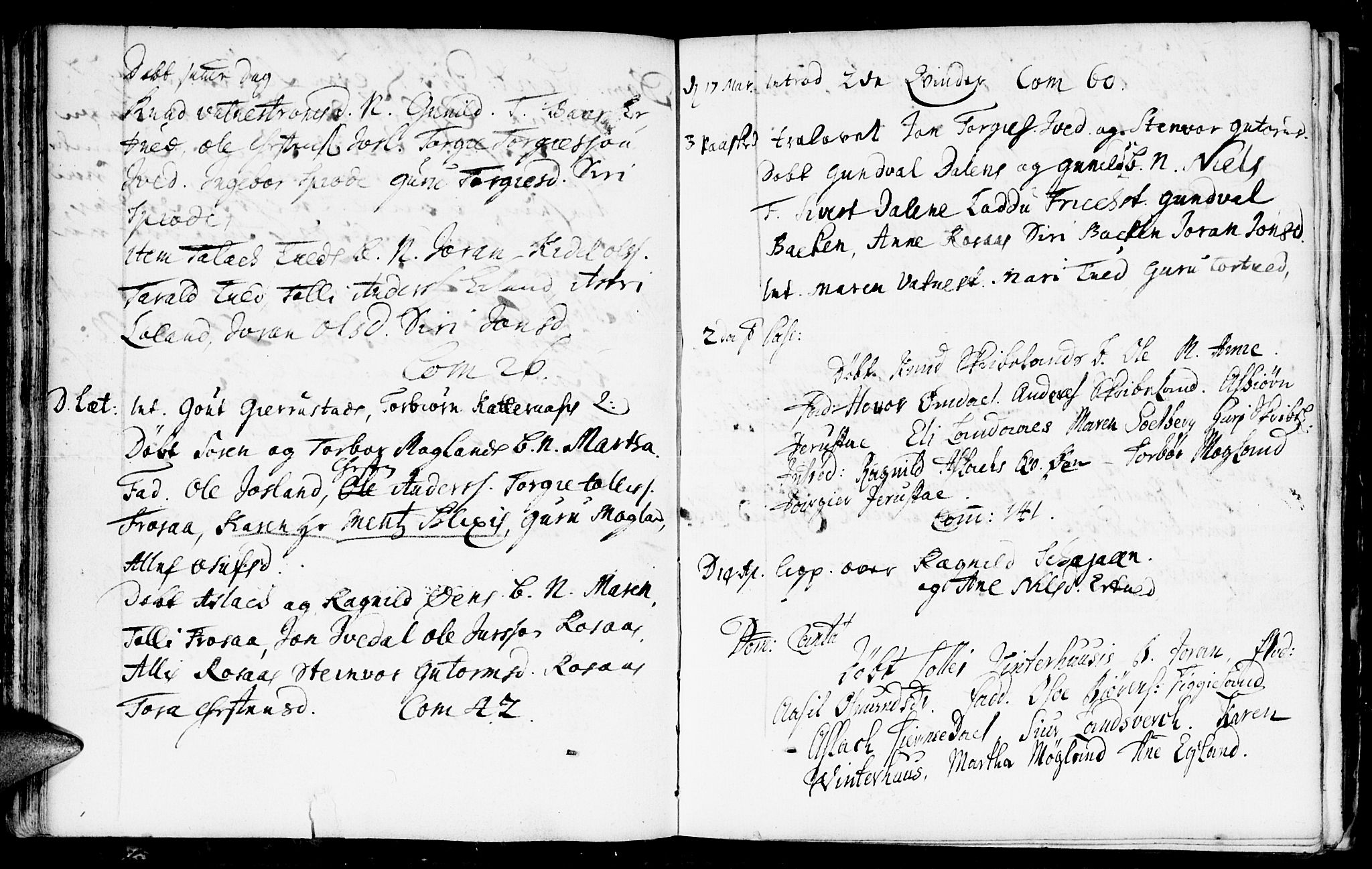 Evje sokneprestkontor, AV/SAK-1111-0008/F/Fa/Fac/L0001: Parish register (official) no. A 1, 1705-1764, p. 78-79