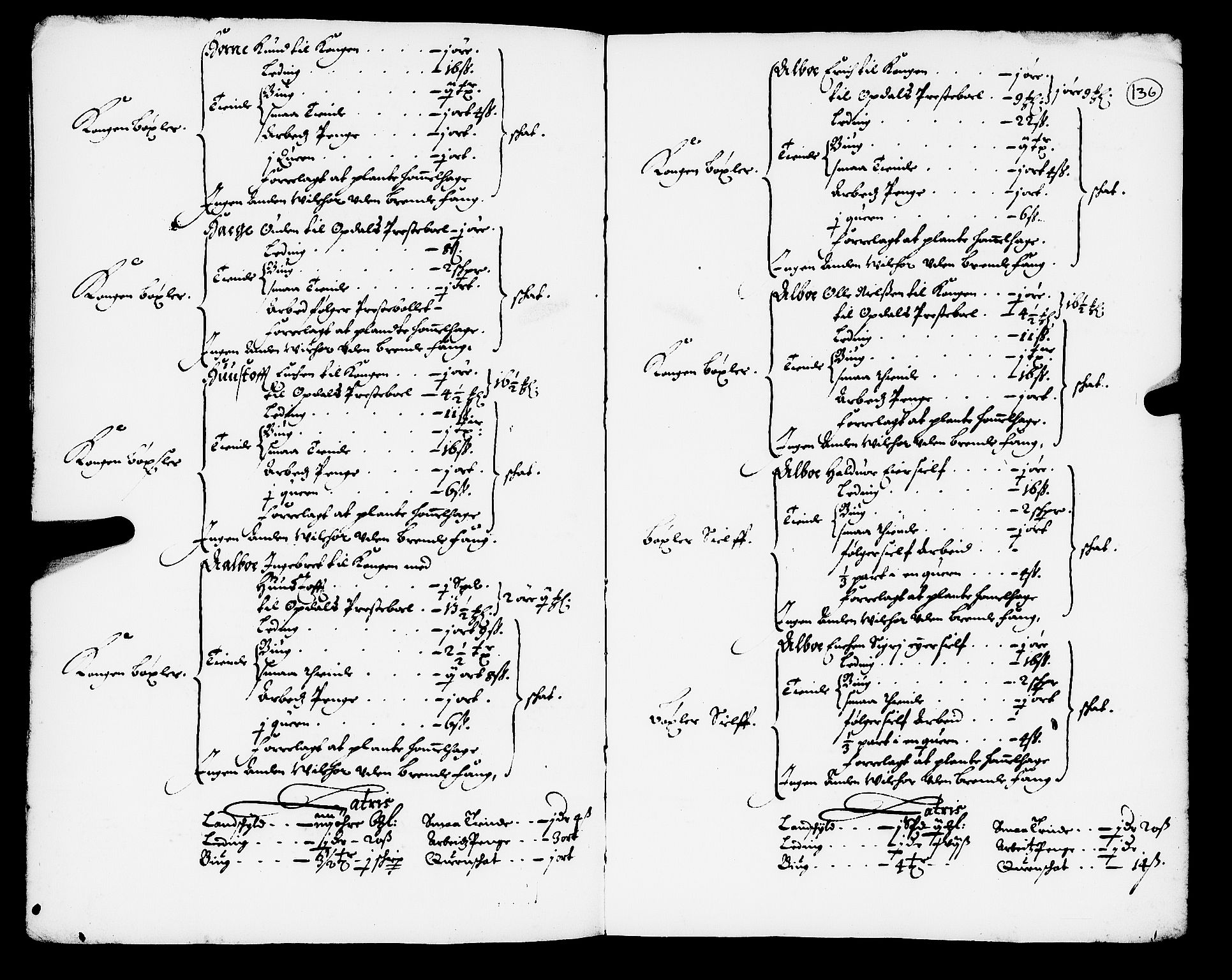 Rentekammeret inntil 1814, Realistisk ordnet avdeling, AV/RA-EA-4070/N/Nb/Nba/L0050: Orkdal fogderi, 1666, p. 135b-136a