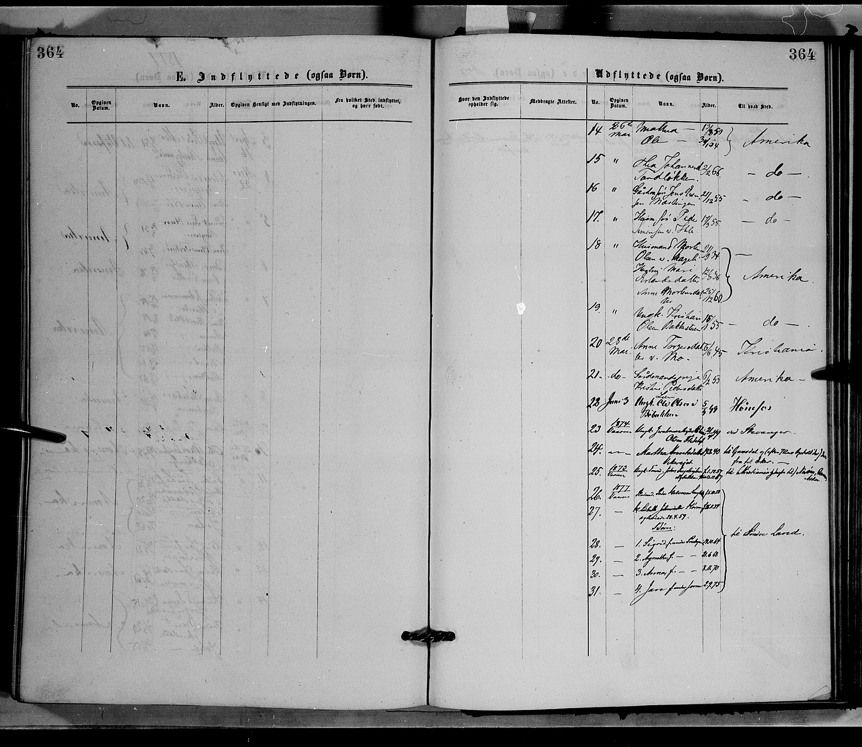 Øyer prestekontor, SAH/PREST-084/H/Ha/Haa/L0007: Parish register (official) no. 7, 1875-1878, p. 364