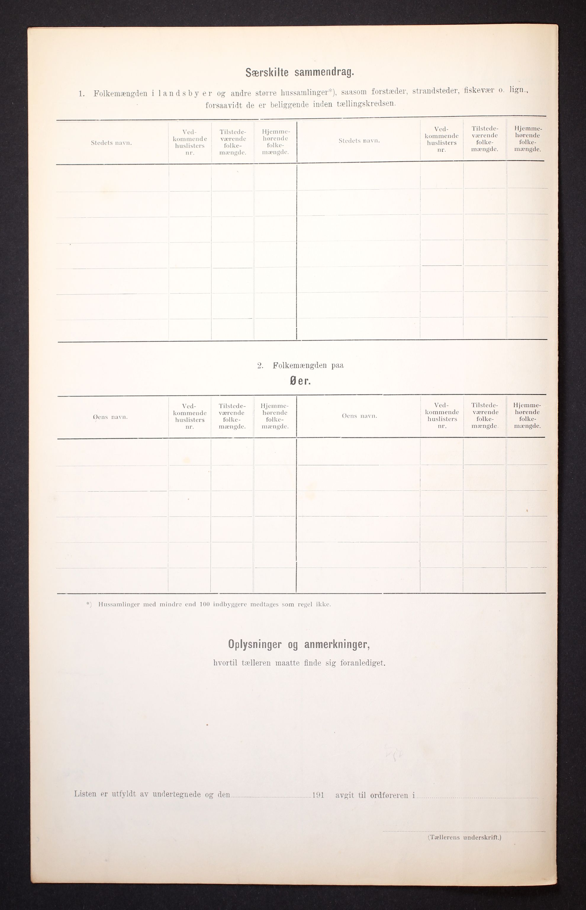 RA, 1910 census for Hisøy, 1910, p. 6