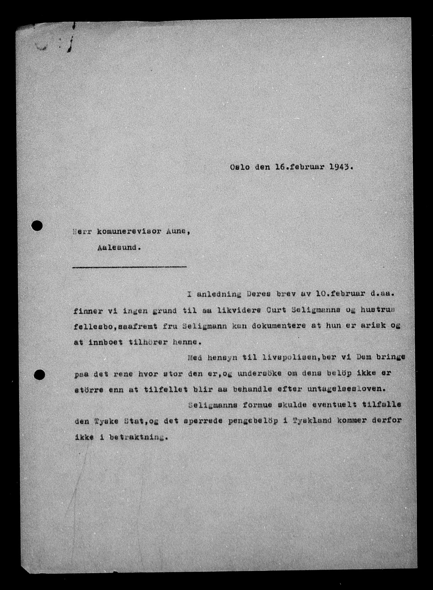 Justisdepartementet, Tilbakeføringskontoret for inndratte formuer, AV/RA-S-1564/H/Hc/Hcb/L0915: --, 1945-1947, p. 390