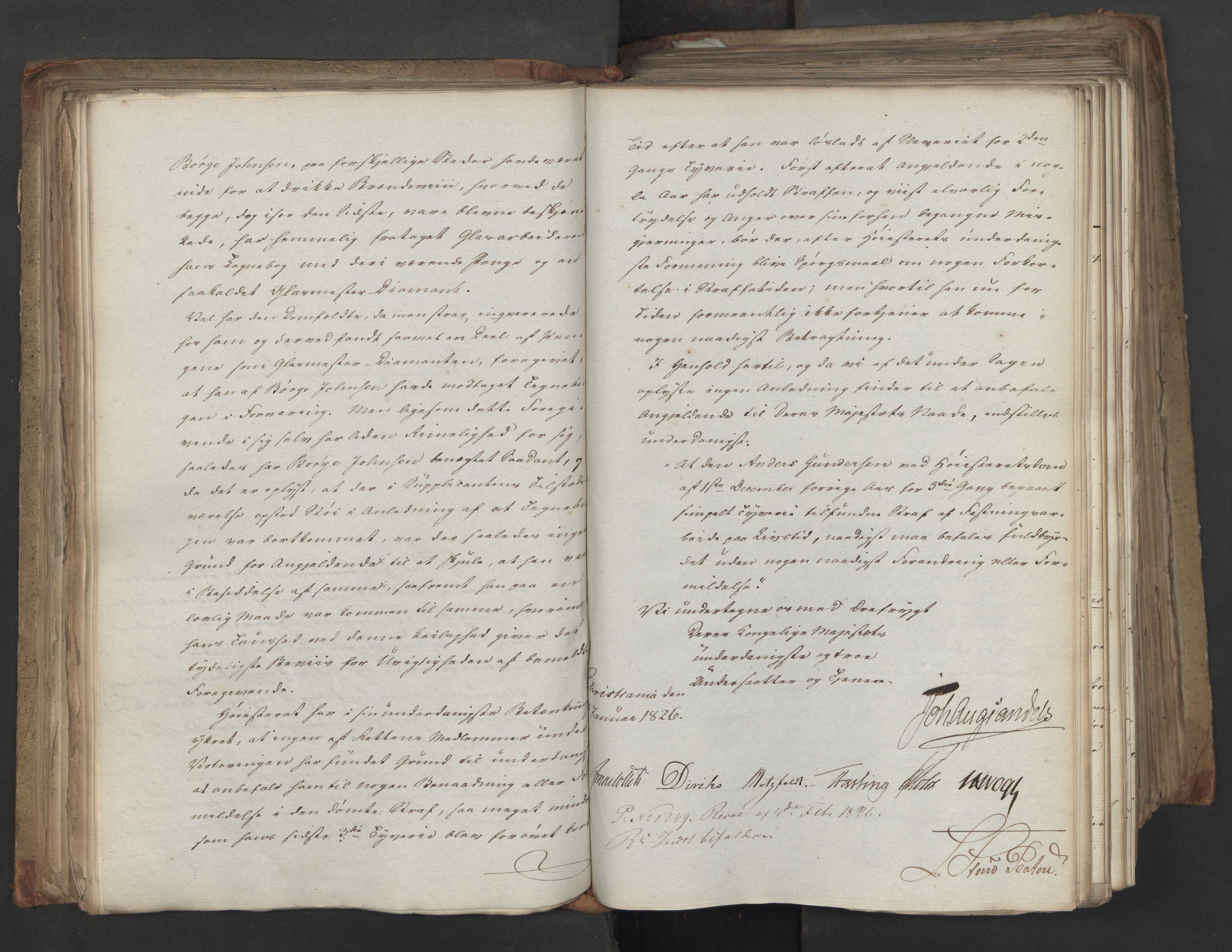 Statsrådsavdelingen i Stockholm, AV/RA-S-1003/D/Da/L0045: Regjeringsinnstillinger nr. 3067-3307, 1826, p. 124